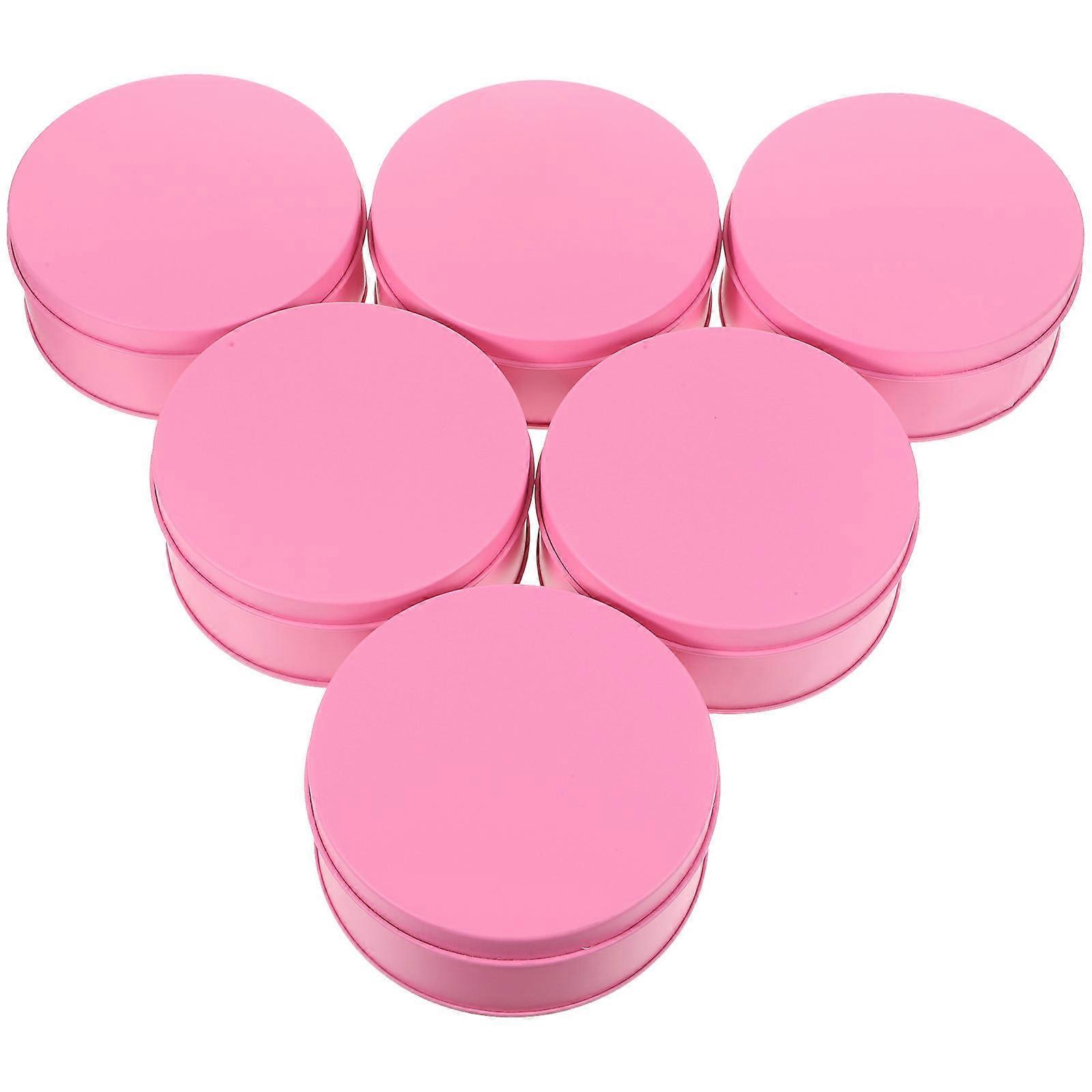 Cookies Tinplate Cookie Box for Candy Storage 30Pcs Pink