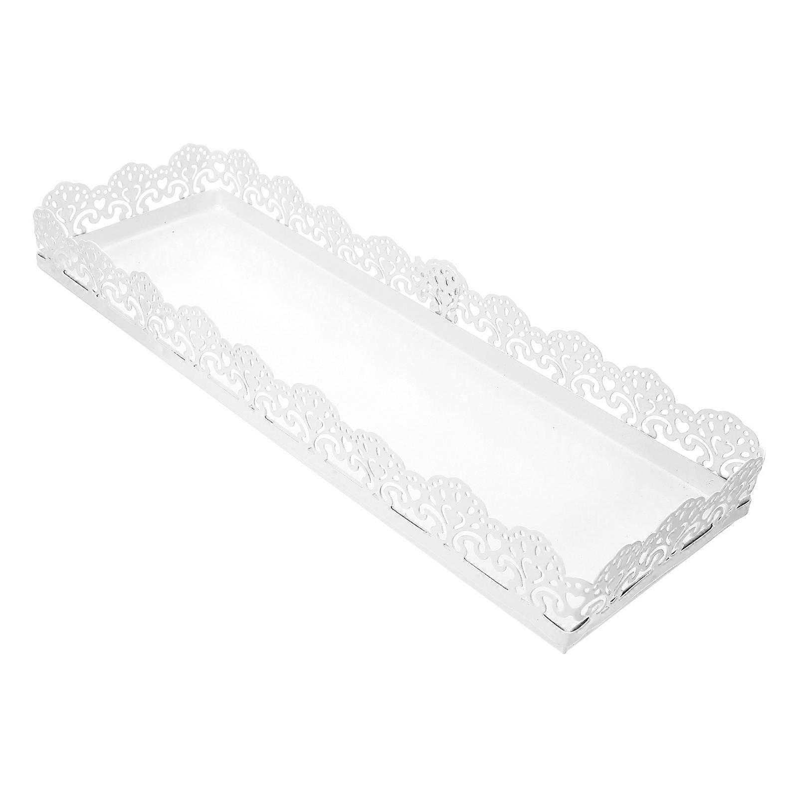 White Dessert Tray Cake Display Holder for Wedding Modern Design