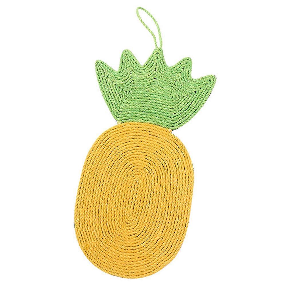 Cat Scratch Board Pineapple Shaped for Cat Use 1Pcs Sisal Scratcher