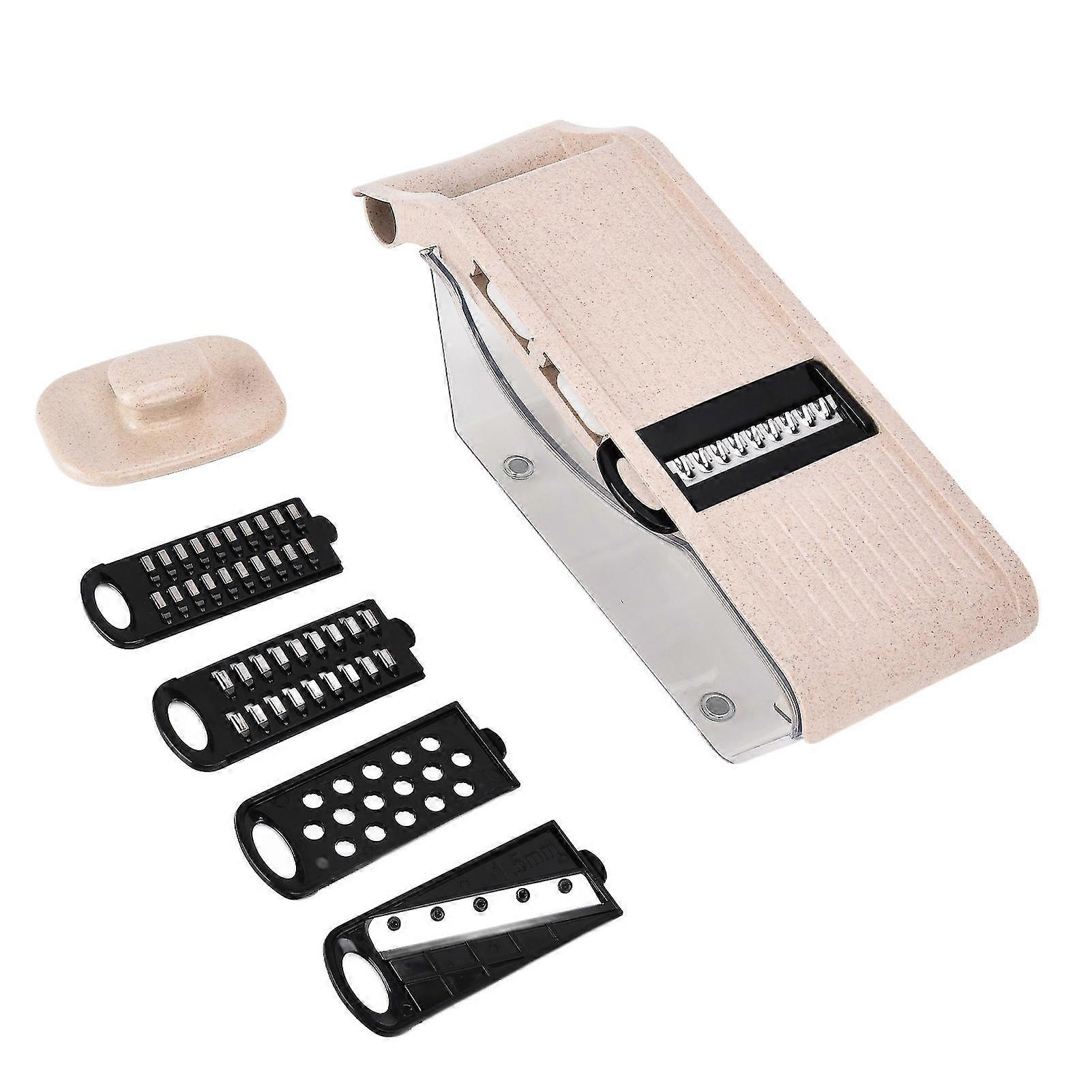 Stylish Kitchen Slicer, Japanese Stainless Steel Blade Mandoline For Precise Cutting, Vegetable Chopper That Resists Bending And Corrosion, Suitable 2