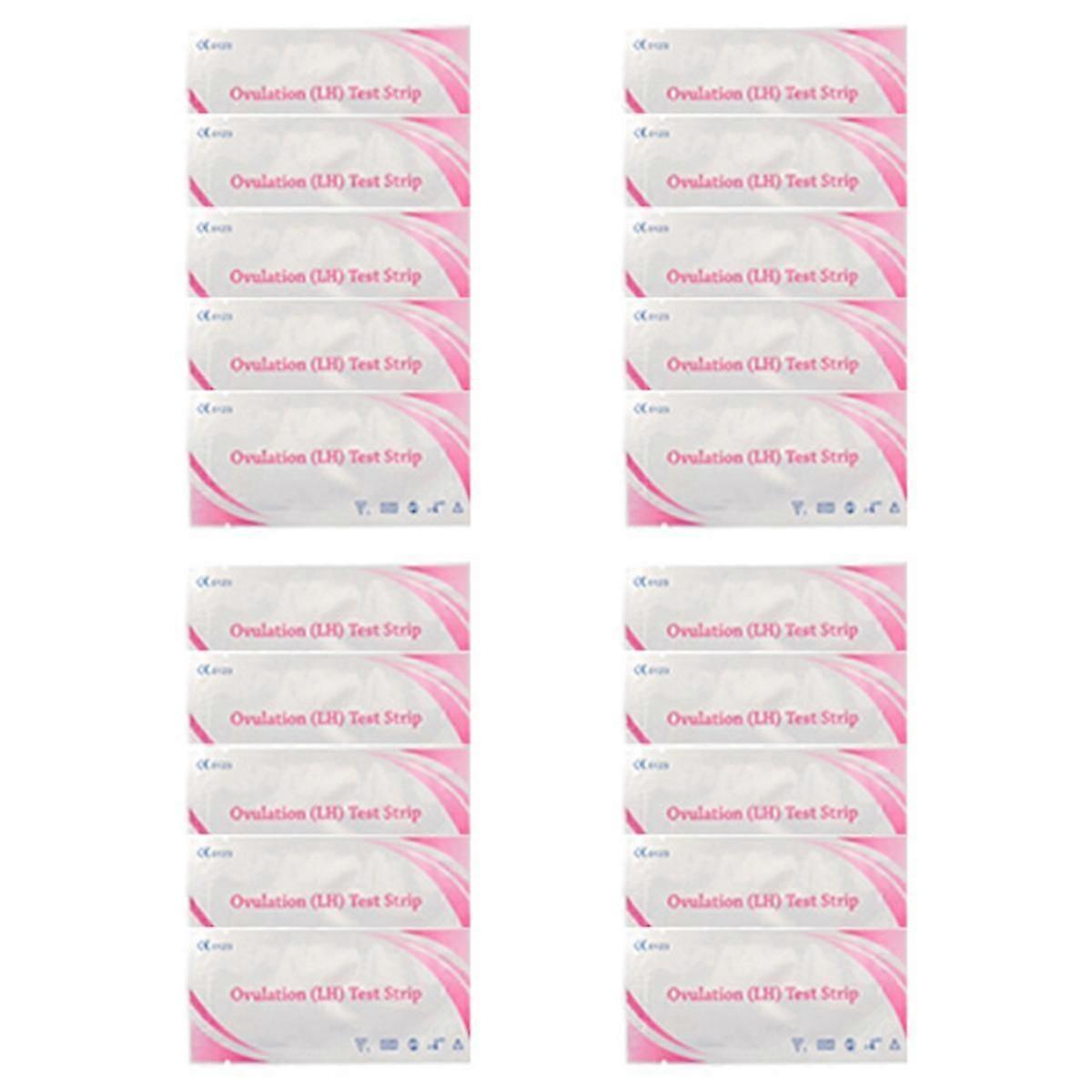 20 Pcs LH Private Ovulation Test Strip Pregnancy Test Paper Urine Test Strip Predictor Fertility Ovulation Test Strip