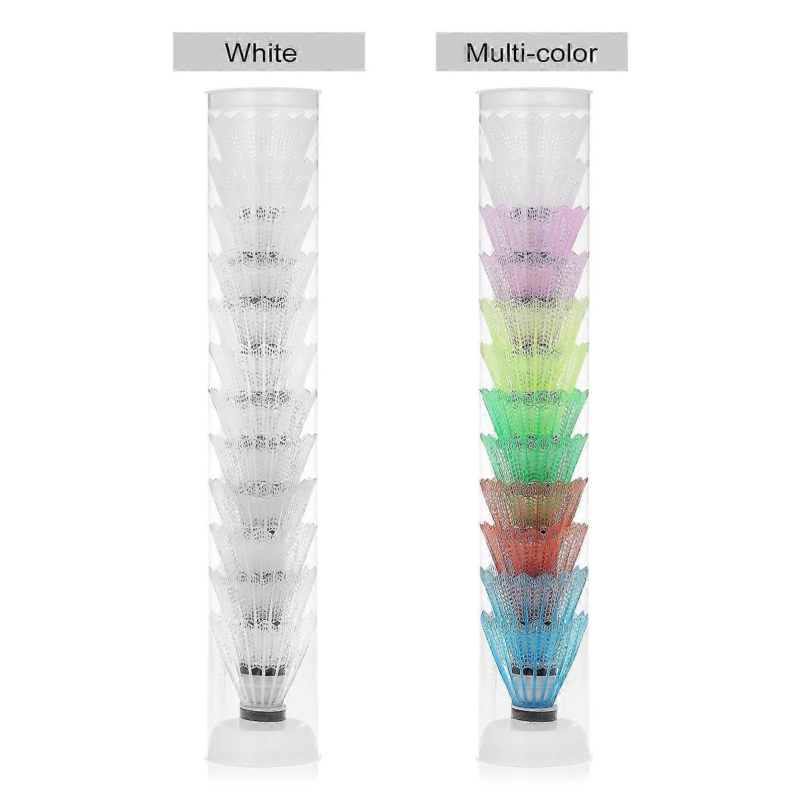 shuttlecocks for badminton 12pcs plastic windproof