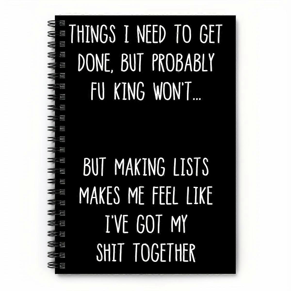 Spiral Notebook Used To Organize My Notes. Although Not Very Suitable As A Gift It Is Very Suitable for Colleagues and Friends