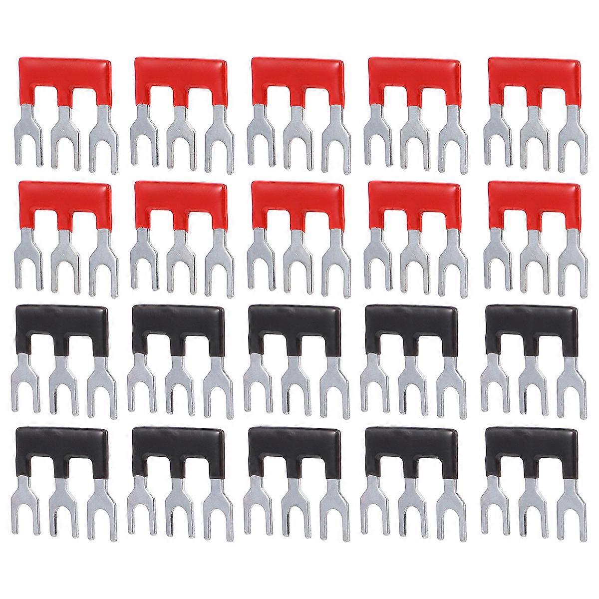 Double Row Screw Terminal Terminal Short Strip for Electric Use 80Pcs