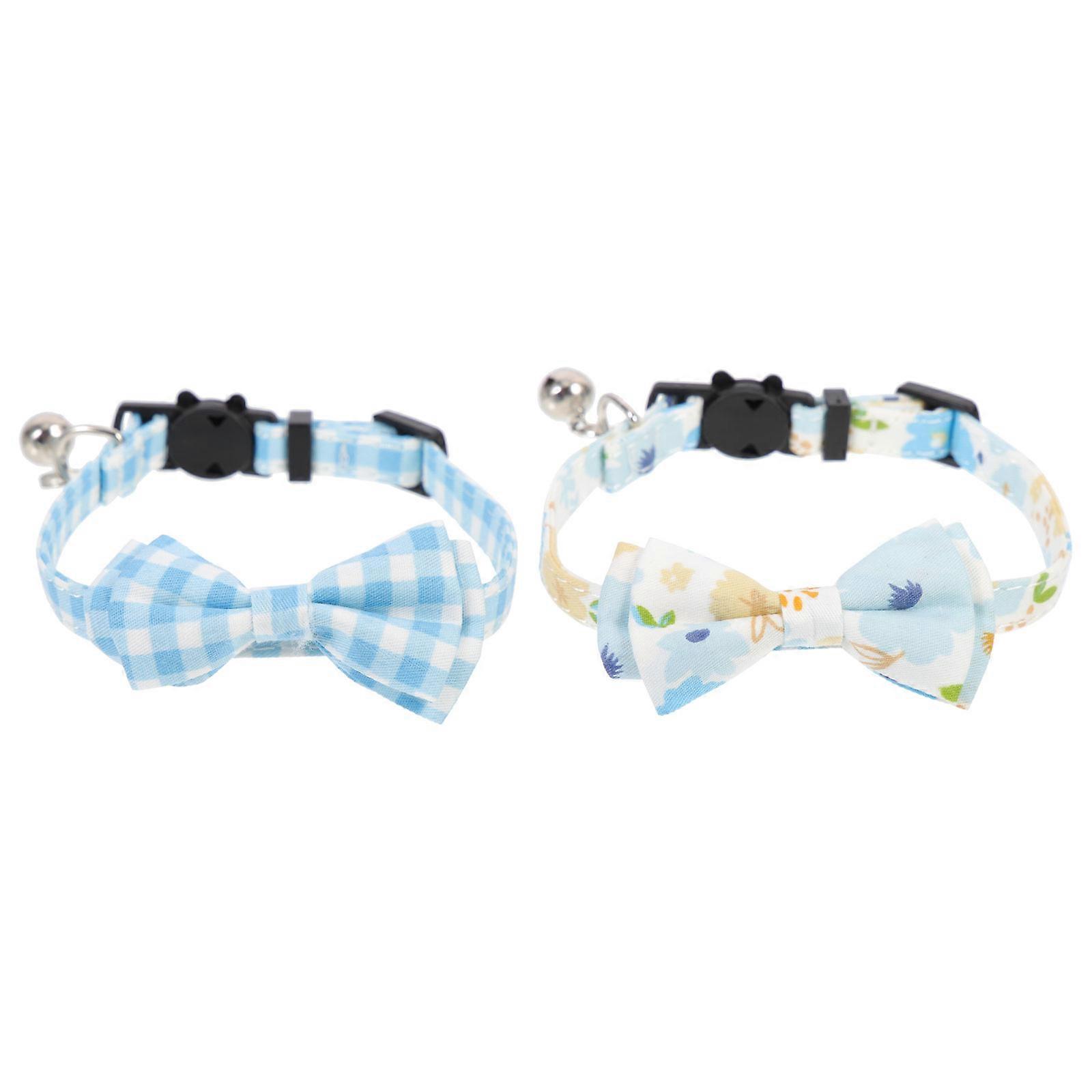 Cat Accessory Decorative Dog Collar Wear-Resistant Collar 10Pcs Set