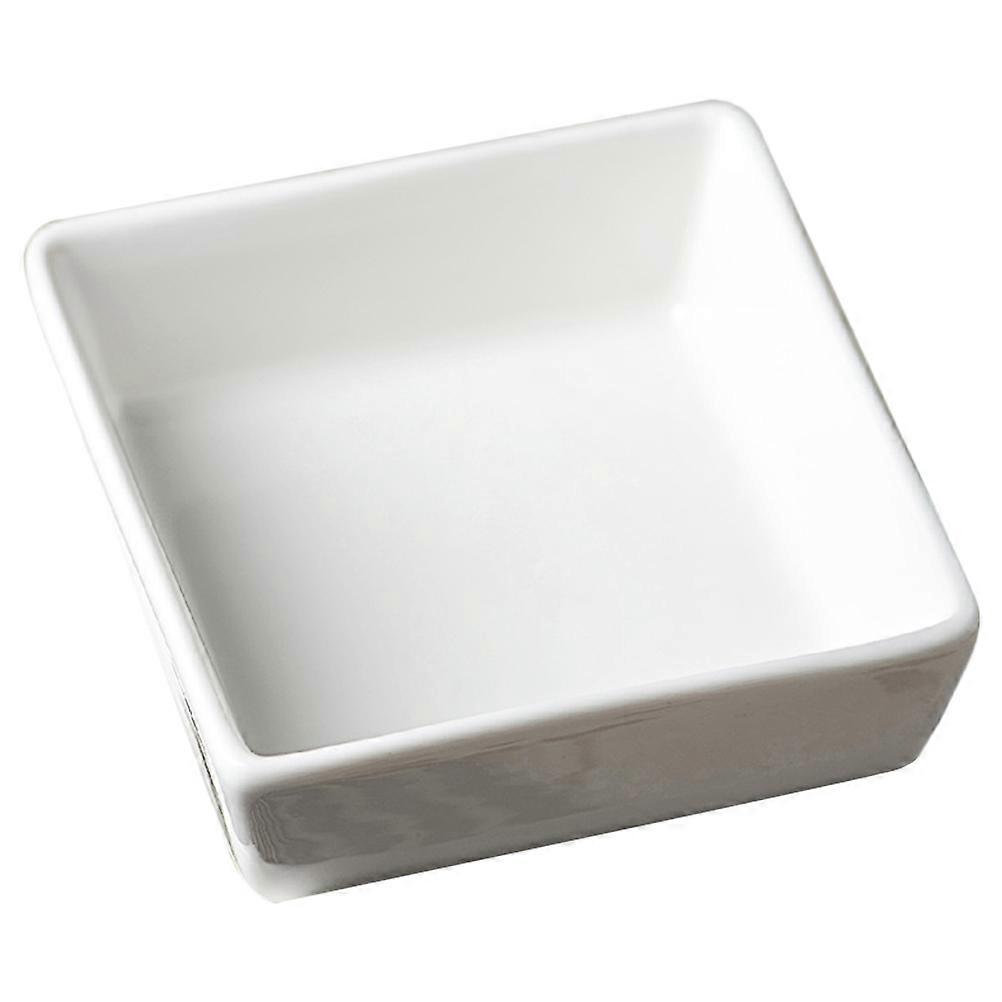 Ceramic Sauce Dish Small Bowls for Condiments 5Pcs White Dipping Set