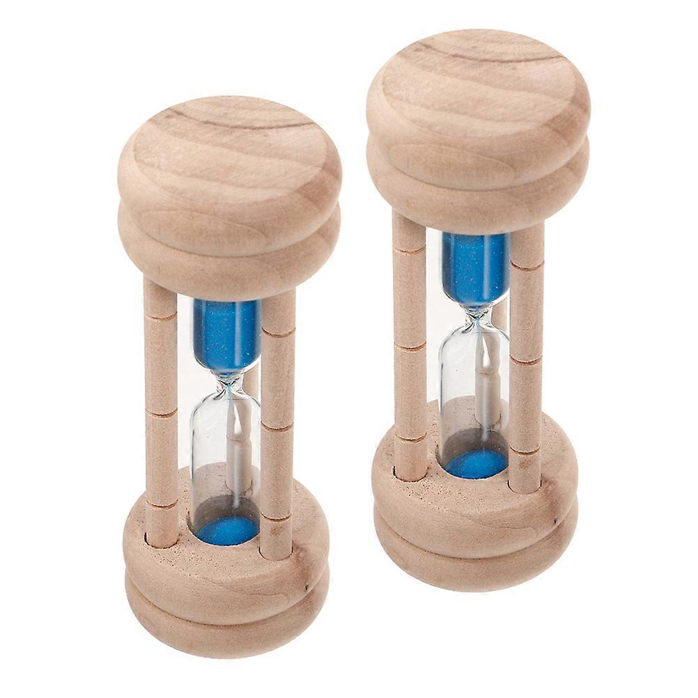 Sand Clock Timer Toothbrush Sand Timer for Timing 6Pcs Decorative Item