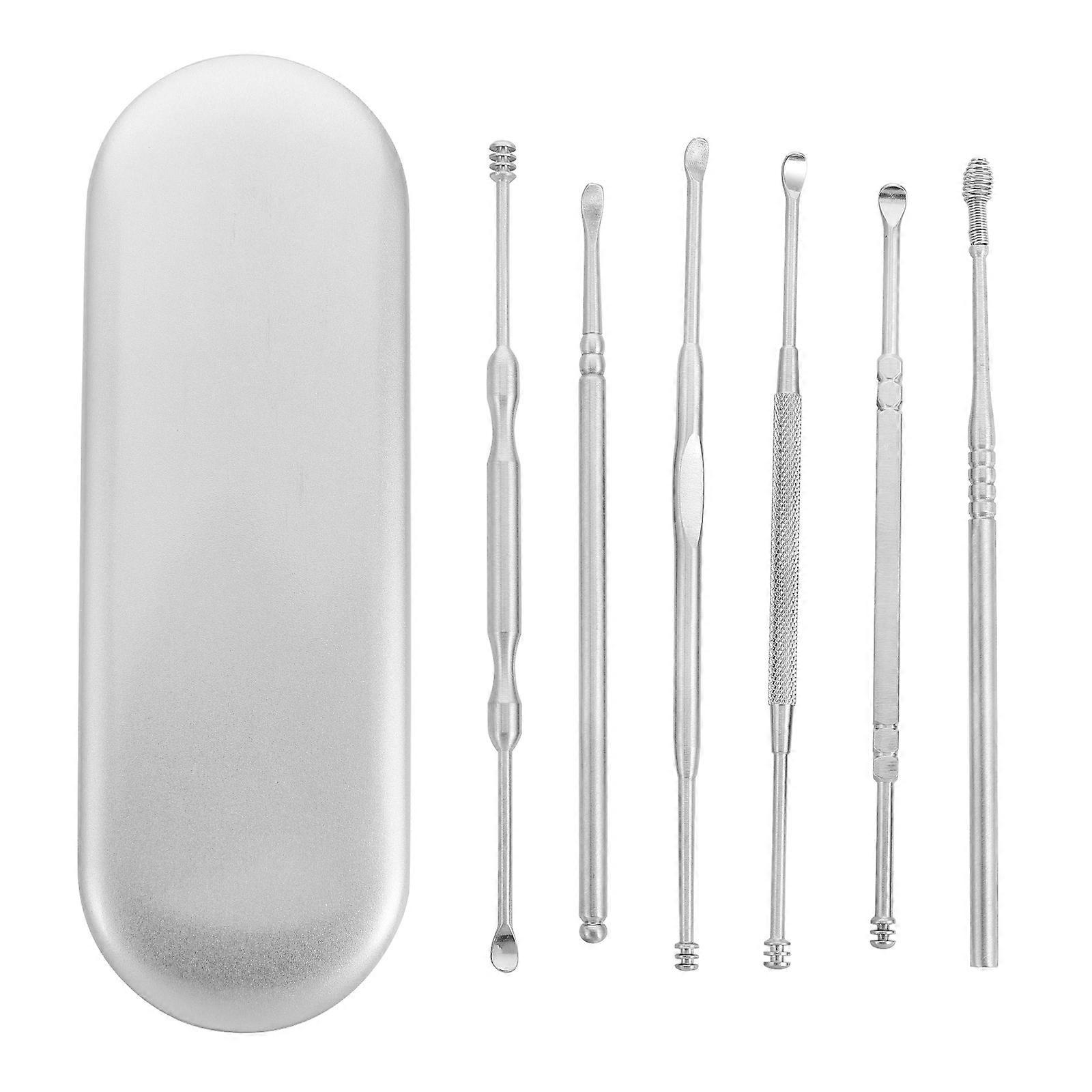 Ear Cleaner Spiral Ear Spoon for Precise Wax Removal 6Pcs Pack