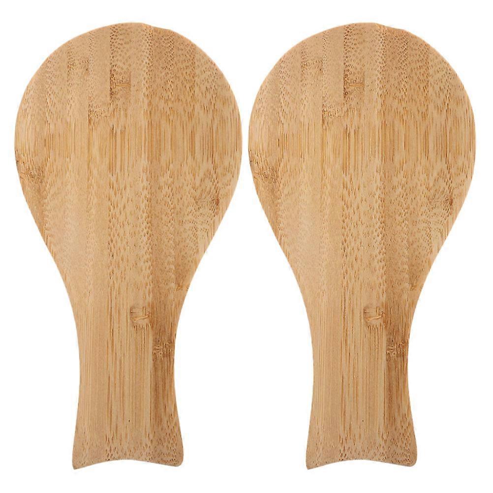 Wood Spoon Rest for Stove Top Practical Utensil Holder 6Pcs Set