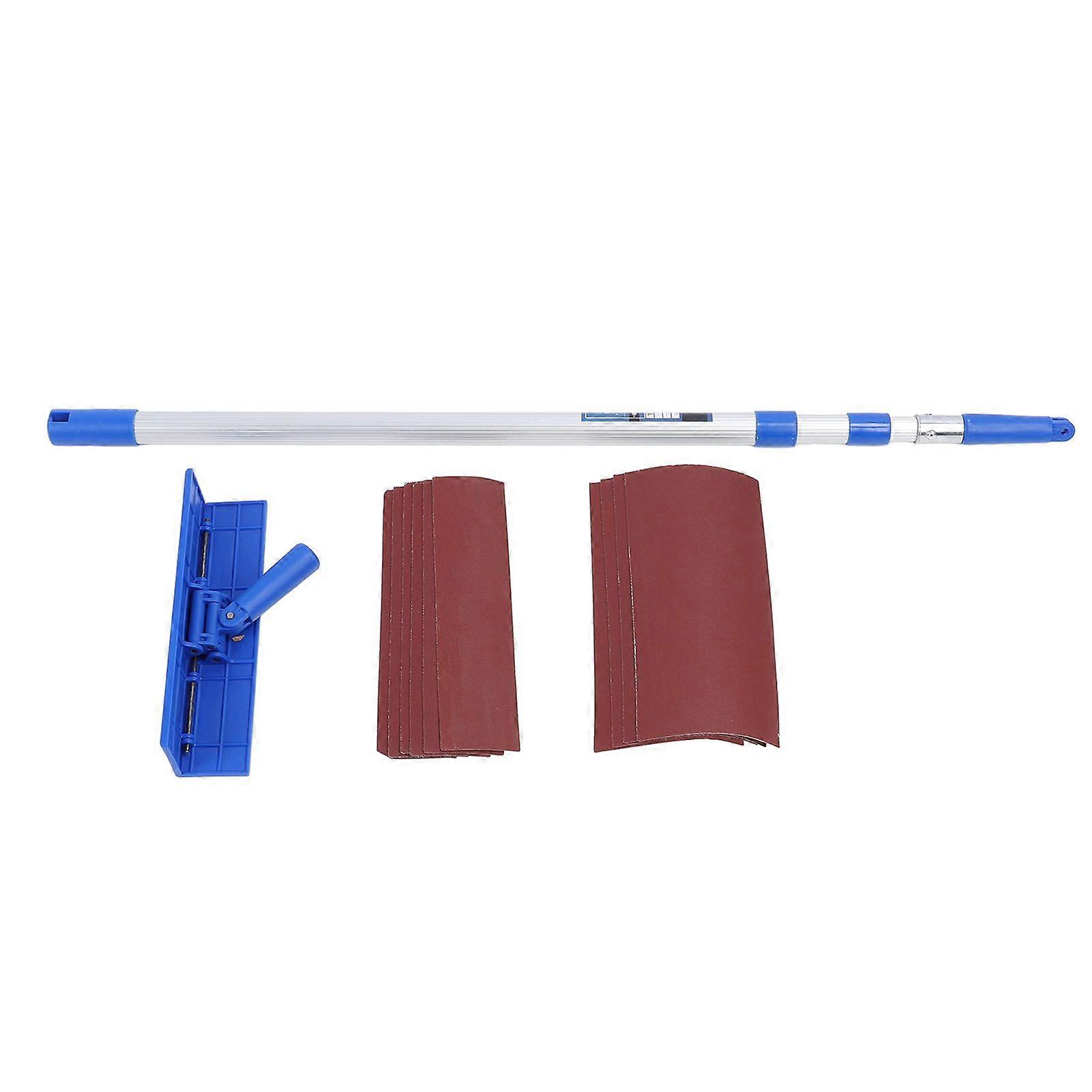 Drywall Sanding Pole Sander Self Adhesive Sander Frame with 2m Telescopic Pole and Sandpaper