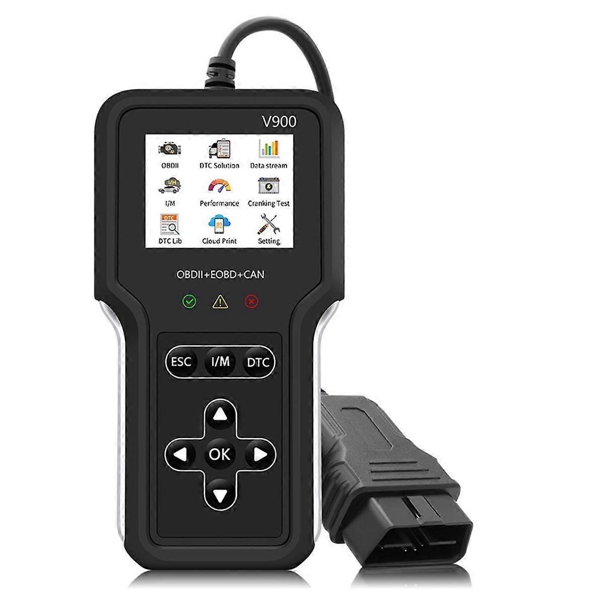 Fault Code Clear Car Diagnostic Tools V900 OBD II EOBD Scanner Car OBD2 Code Reader Check Engine System Battery Tester