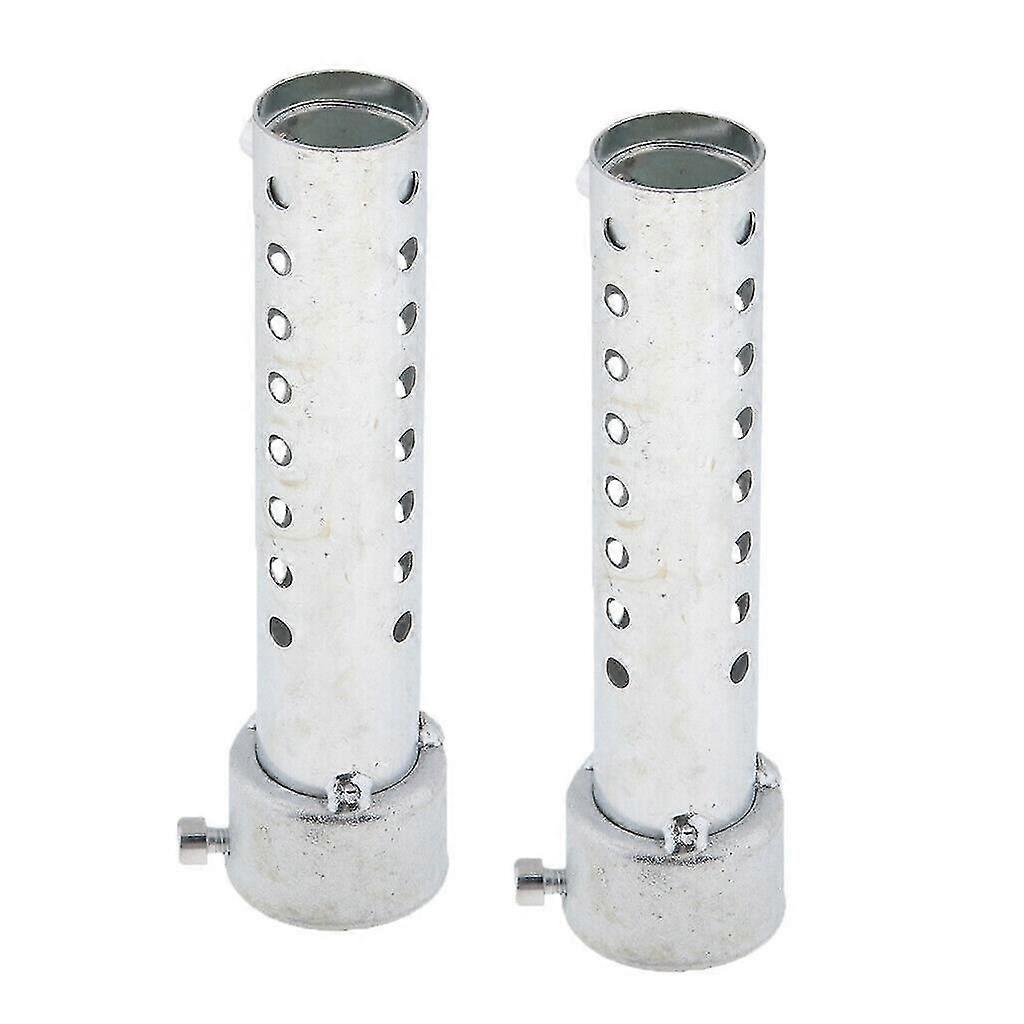 2 Adet Motosiklet 35mm Egzoz Susturucu Insert Bölme Susturucu Çelik