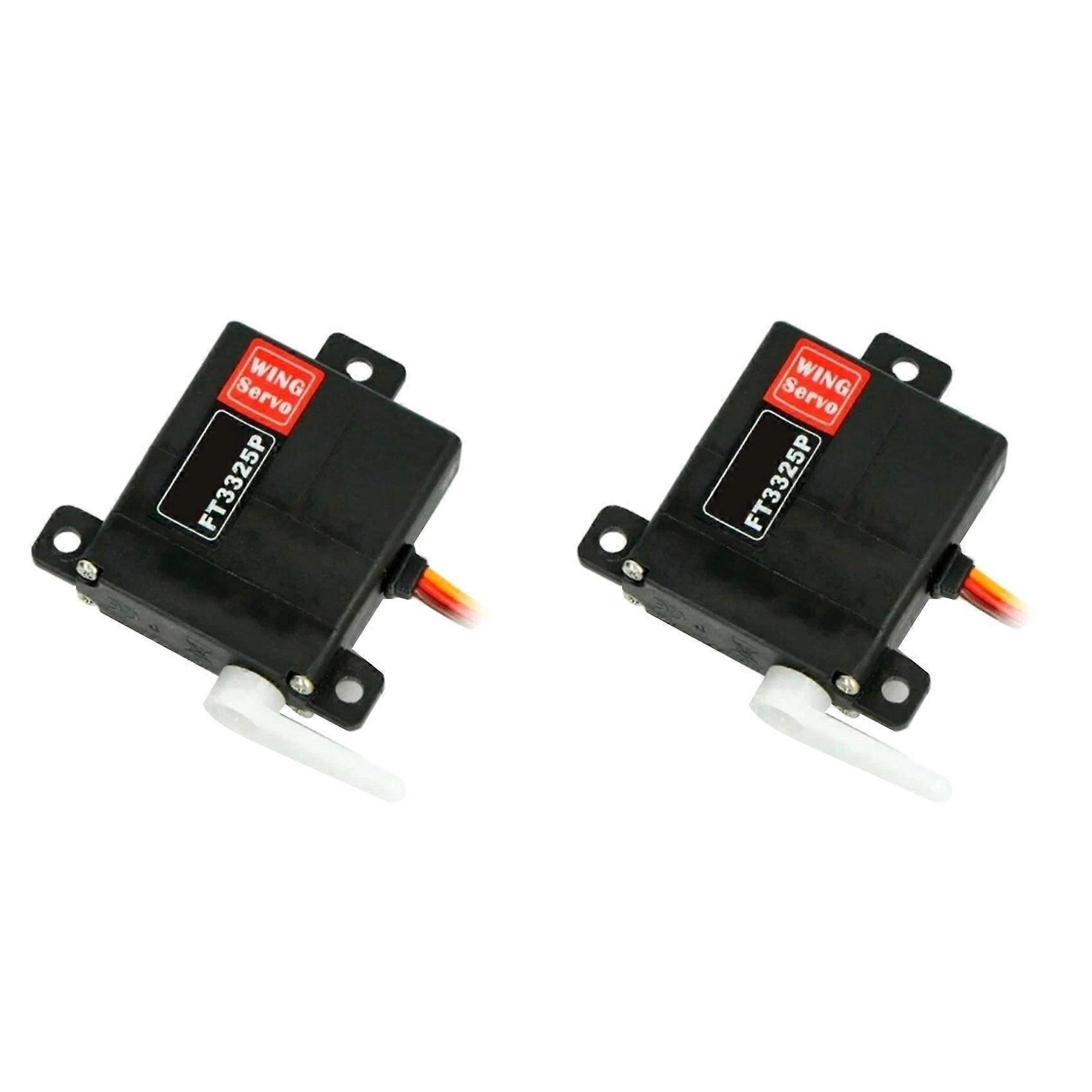 2X RC Wing Servo 7kg High Speed Digital Servo with Metal Thin Body for Fixed Wing RC Drone DIY Robot Servo Motors