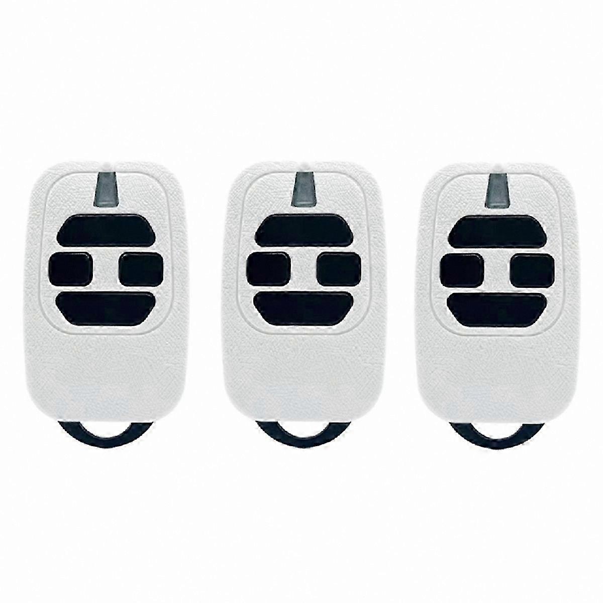3-Pack Rolling Code Garage Door Remote Control, 433.92MHz-Compatible Handheld Transmitter for Multiple Series