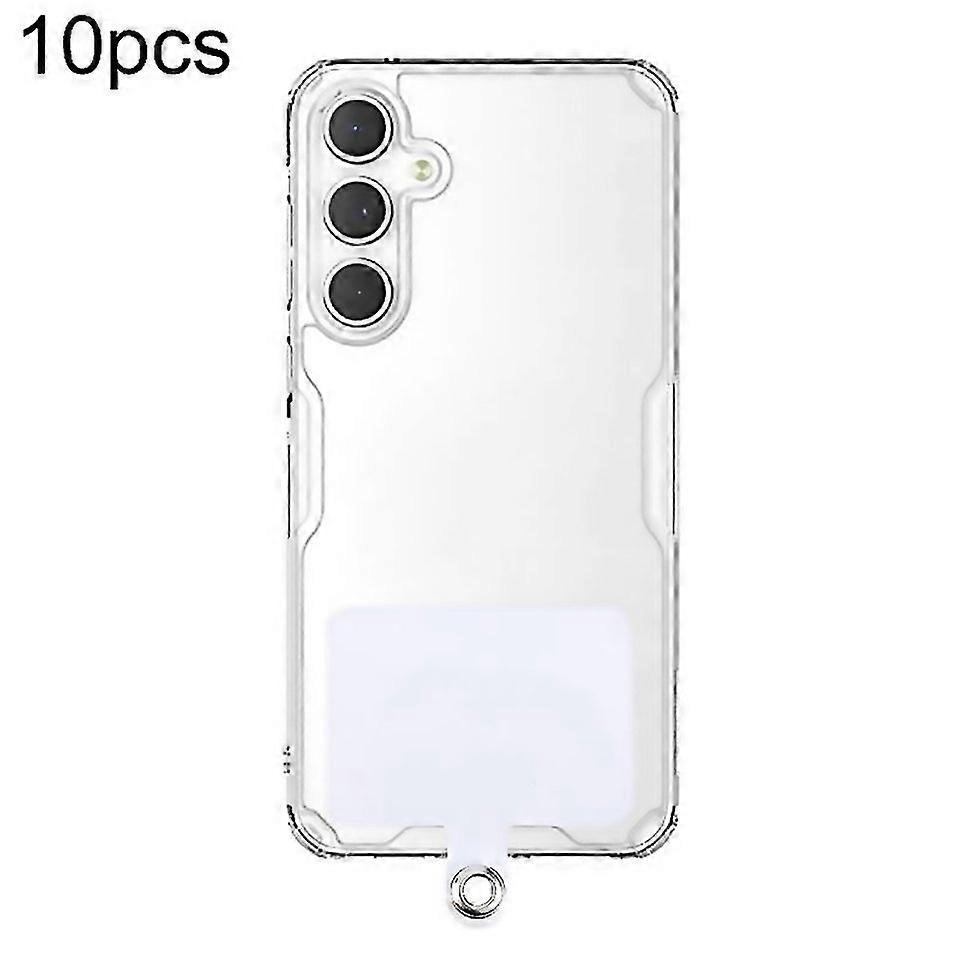 For 10pcs Pvc Universal Phone Lanyard Strap Patch Gasket