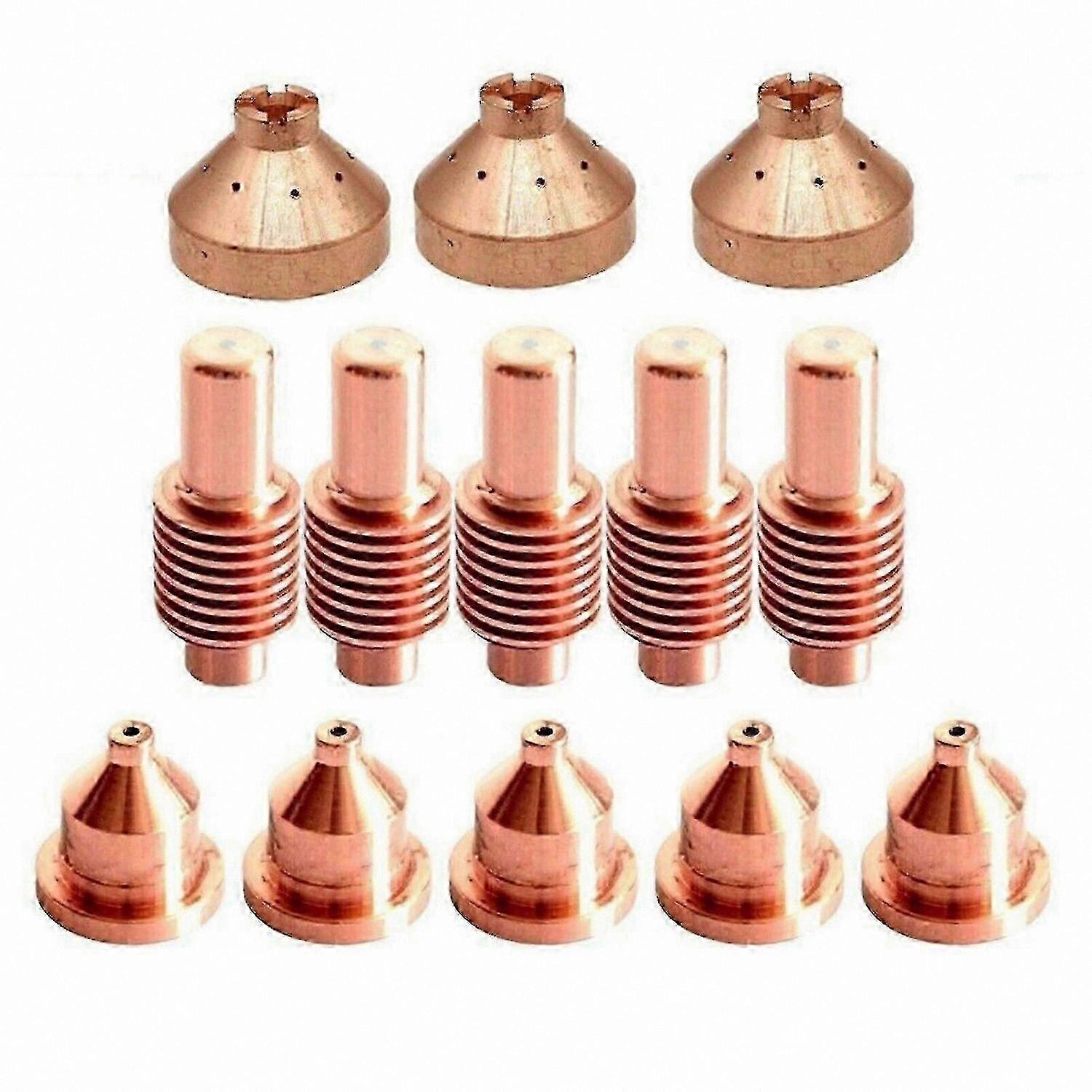 12pcs Electrode & Nozzle Set for Plasma 600 Cutting Torch, Compatible with PMX 600 Cutter Accessory