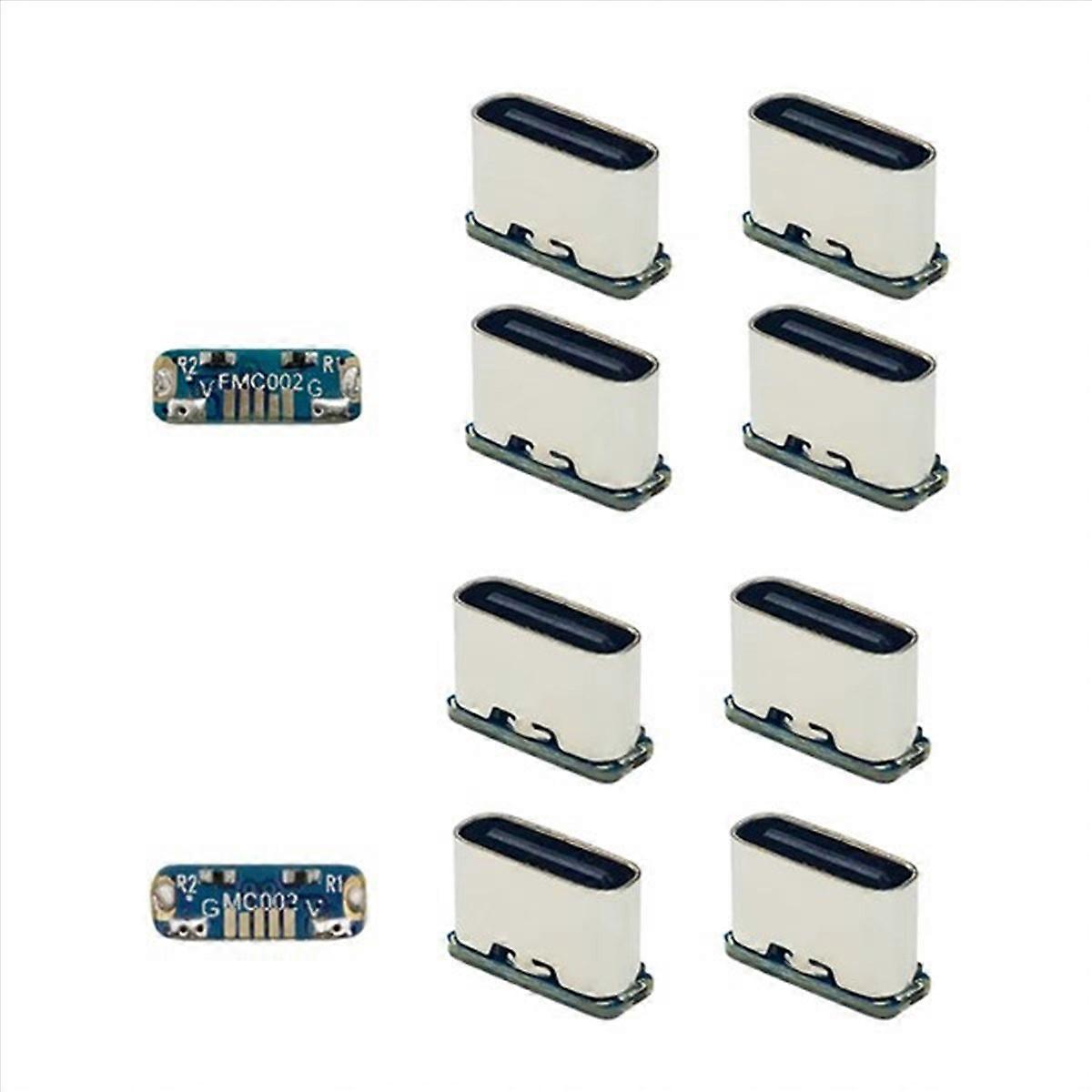 10Pcs USB Connector Type C Female Jack 5Pin SMD SMT Type-C Socket Charging Port for PCB Soldering DI