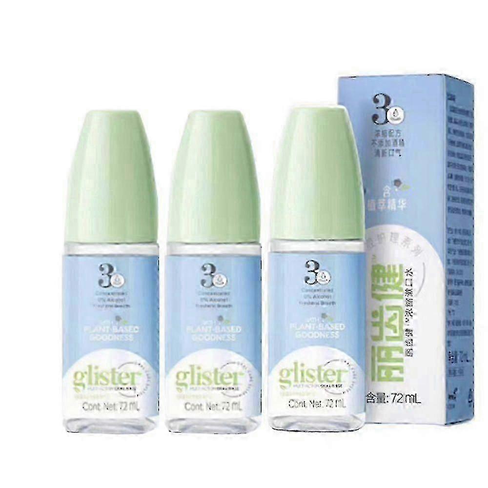 3X Amway Glister Concentrated Oral Rinse - Mouthwash - 72 ML