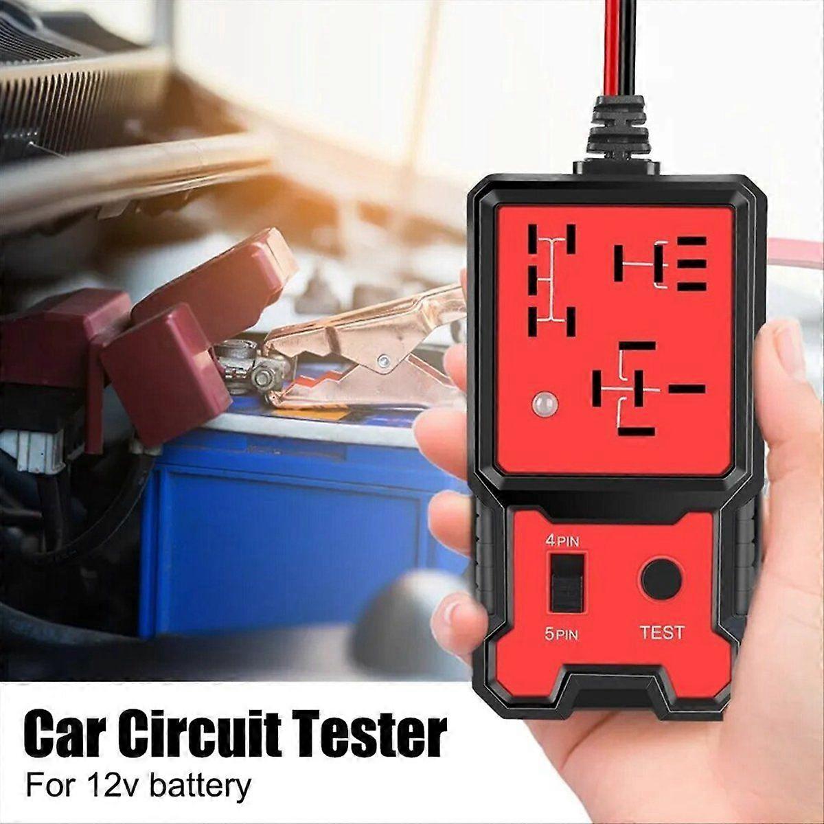 LED Indicator Light Car Battery Checker Electronic Test Car Relay Tester Diagnostic Tool Accessories Universal 12V