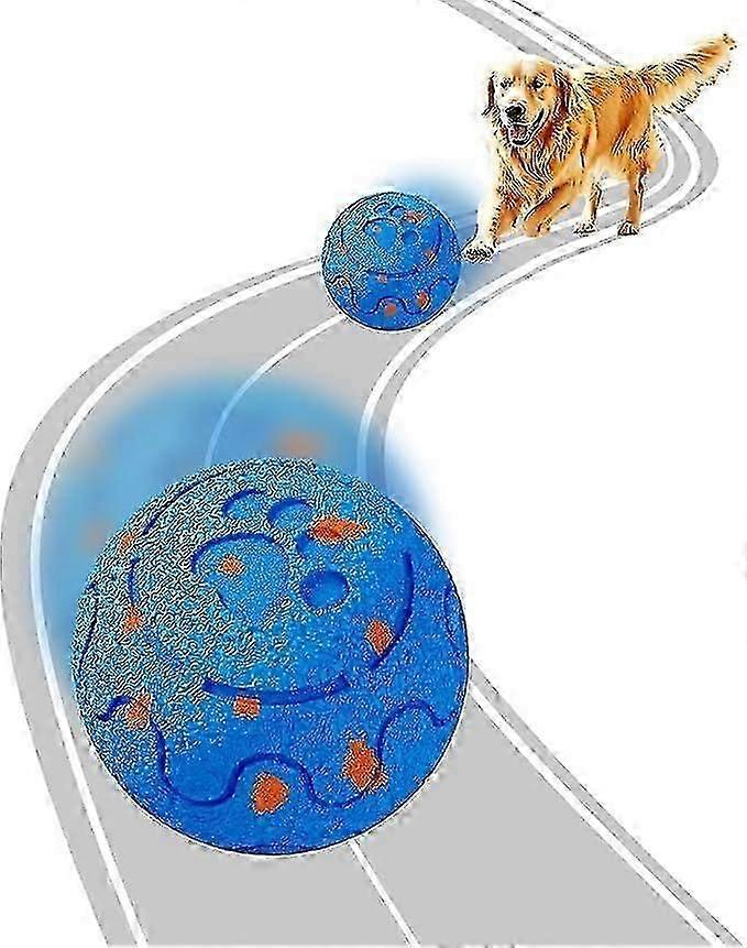 Interactive Dog Ball, Self-Moving Dog Toy with Auto-Rolling & Bouncing, E-TPU Material, IP54 Waterproof, Motion-Activated, for Small/Medium/Large Dogs