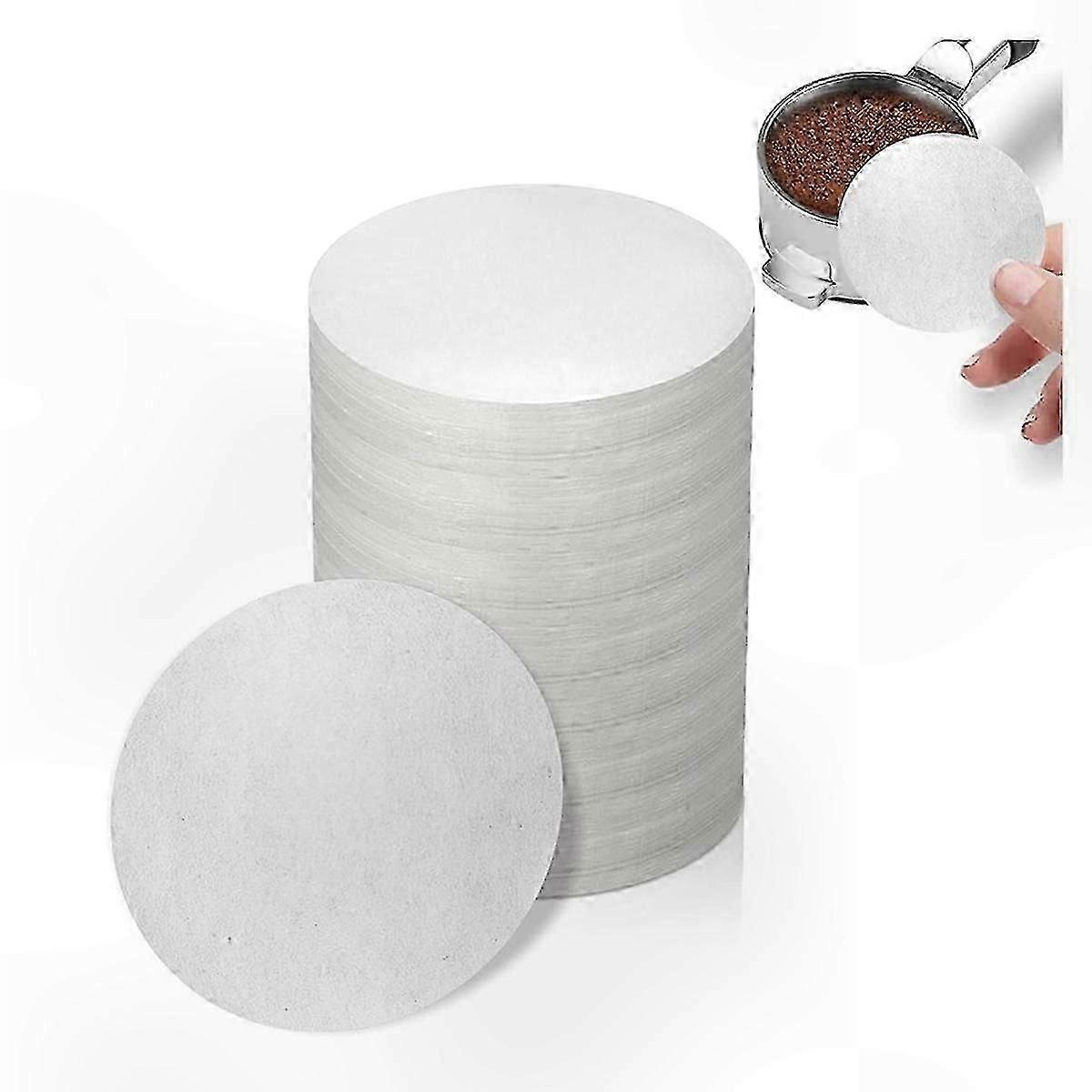 58mm Unbleached Coffee Paper Filters, 800 Count for Espresso Machines