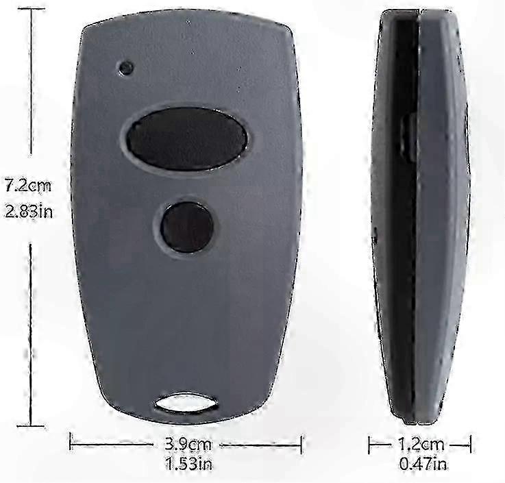2-Pack 868.3MHz Garage Door Remote Control Replacement Transmitter for D302/D304/D321/D323 Models