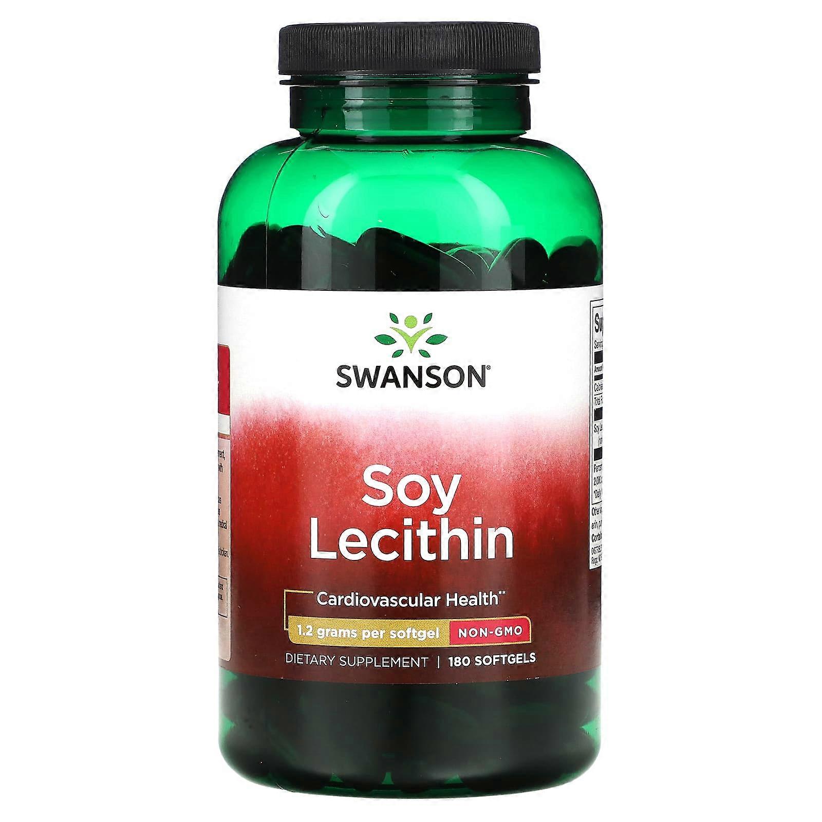 Soy Lecithin, 1.2 g, 180 Softgels