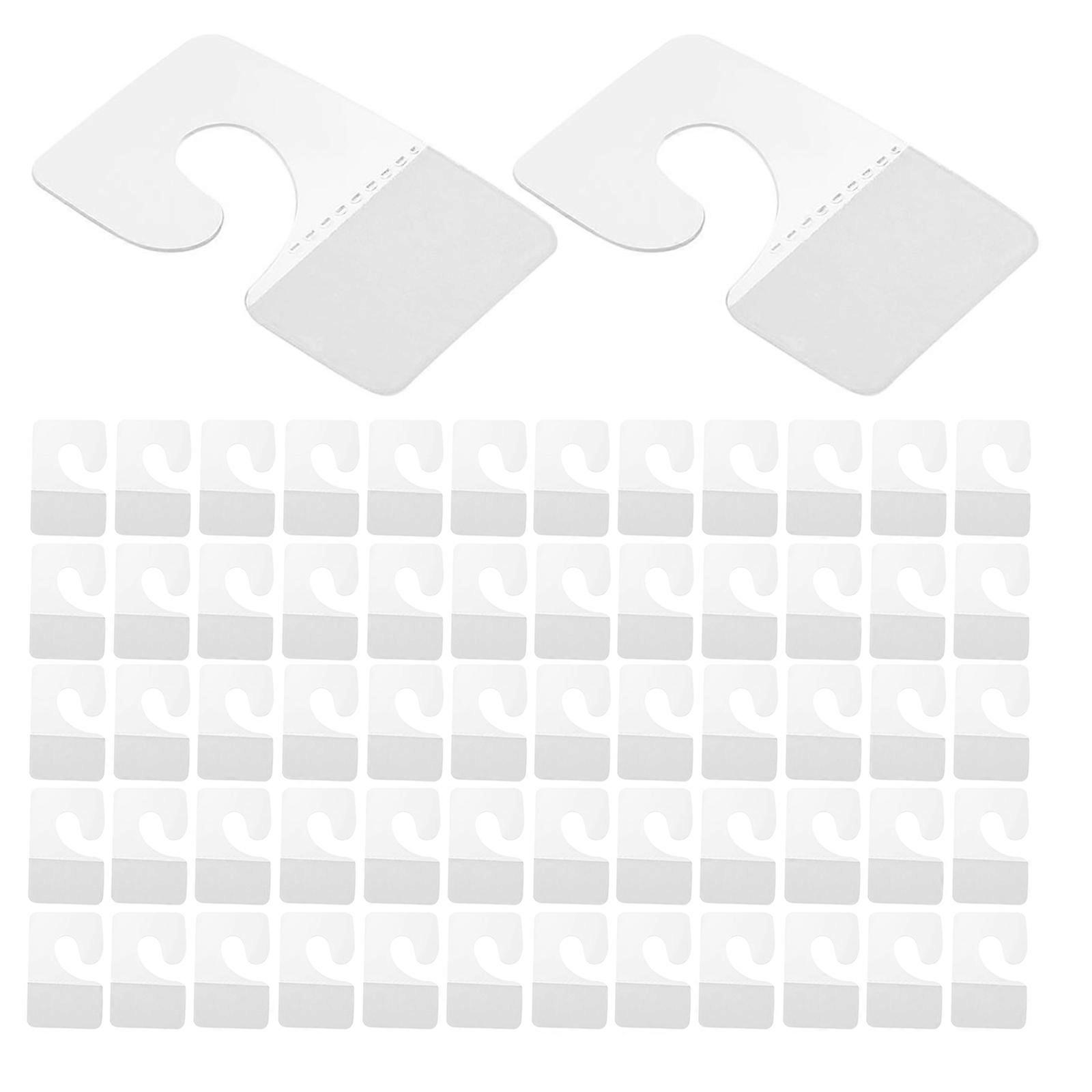 Clear Self Adhesive Hooks Hang Tabs for Storage Use Featuring 360Pcs Plastic Hooks