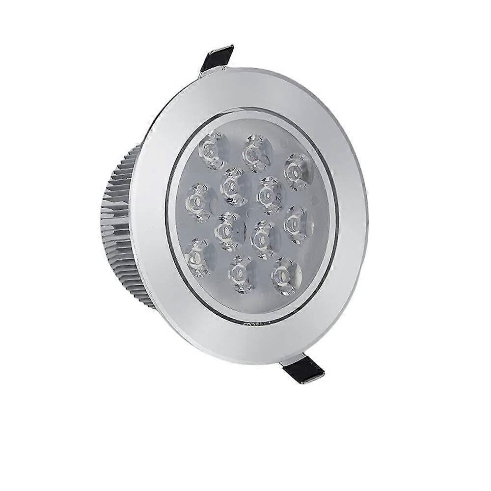 LED Spotlight 18W Adjustable AntiGlare Recessed Ceiling Downlight Kitchen Panel Grille Embedded Lamp 6000K White Indoor