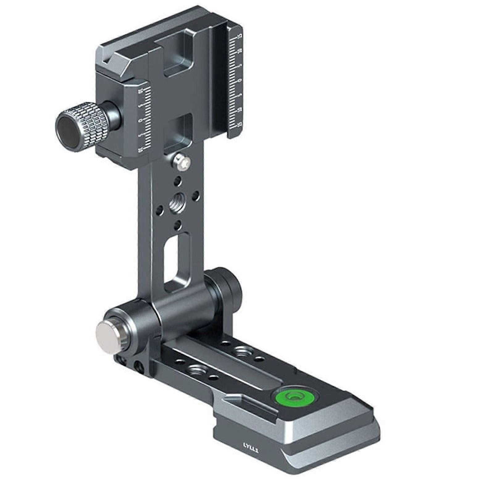 Camera L-Holder Arca Quick Release Plate Vertical Filming Mount W 1/4Inch Cold Shoe for SLR DSLR Camera Bracket