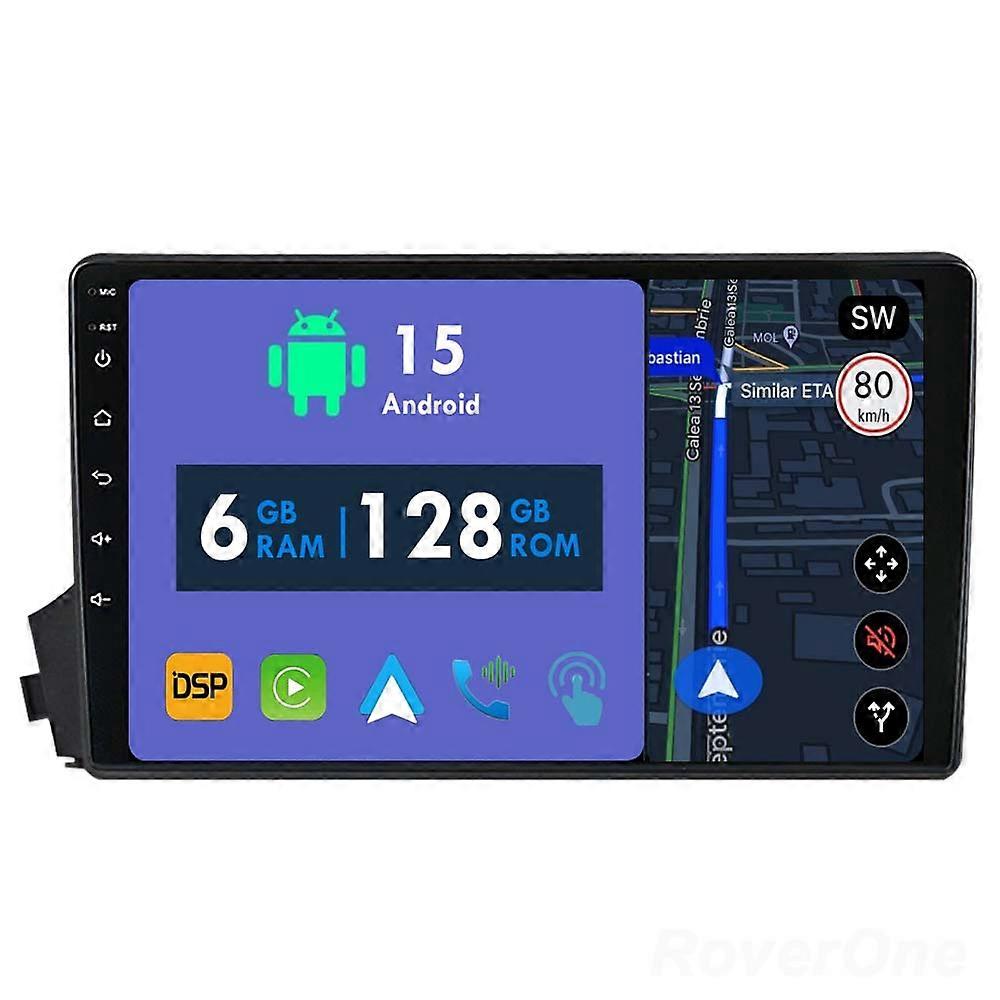Car Radio 6G+128G CarPlay GPS Navigation Head Unit for SsangYong Kyron 2005 - 2011 Android Auto Bluetooth Stereo Touch Screen