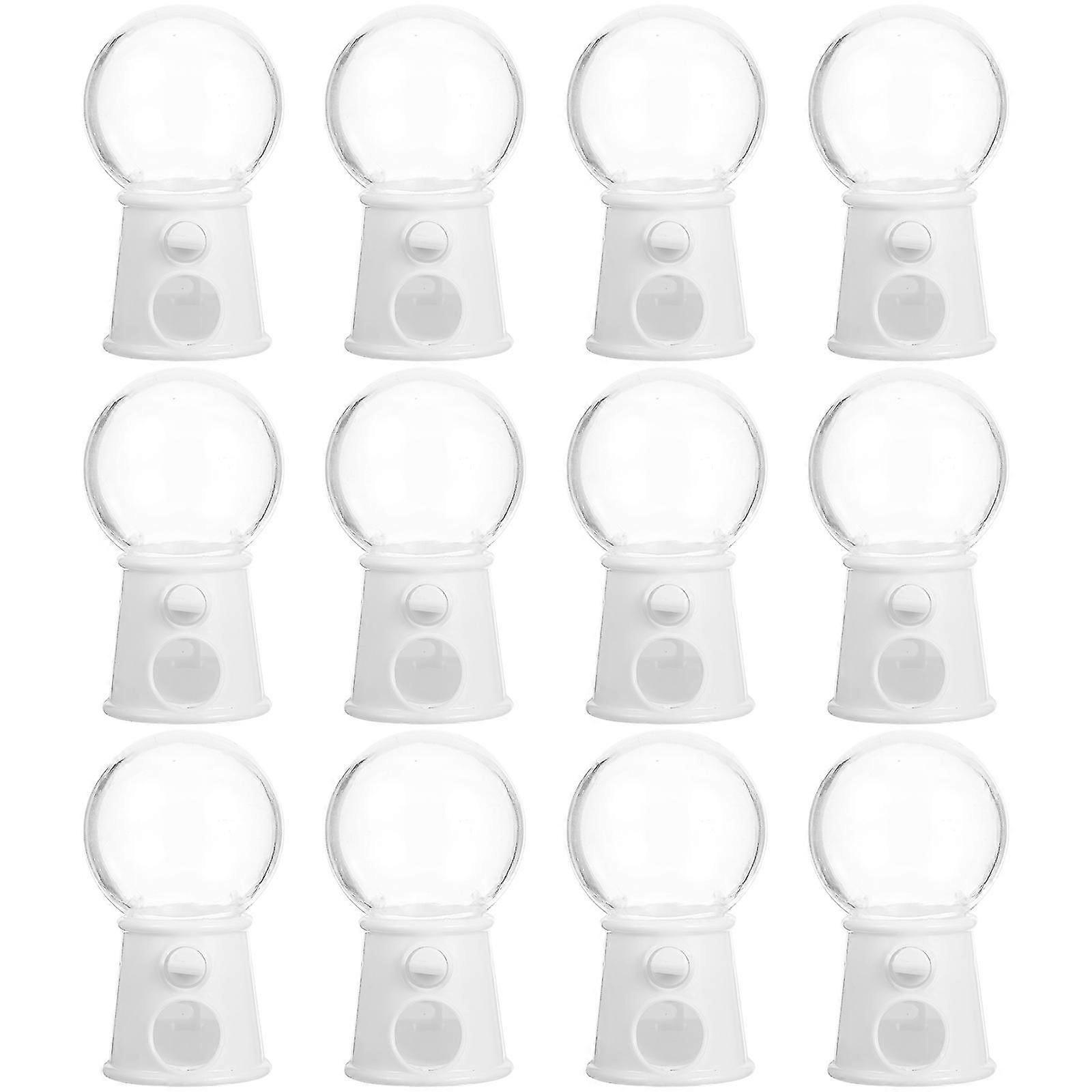 Mini Gumball Machines 12pcs Candy Dispenser Wedding Box