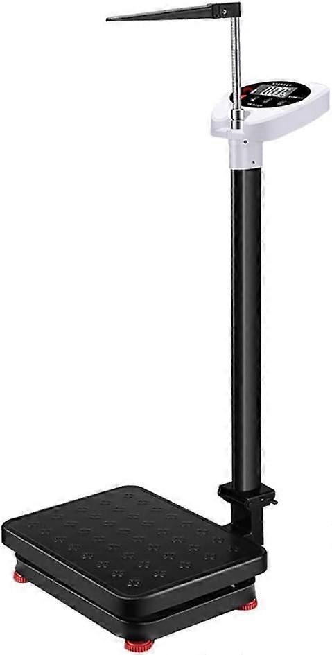 Digital Scale With Height Rod, Electronic BMI Calculator, LCD Display, Precision Sensors, Height And Weight