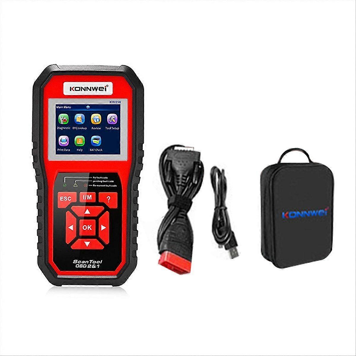 KW850 Car OBD2 Scanner Code Reader Car OBD II Diagnostic Tool Engine System Check Code Reader