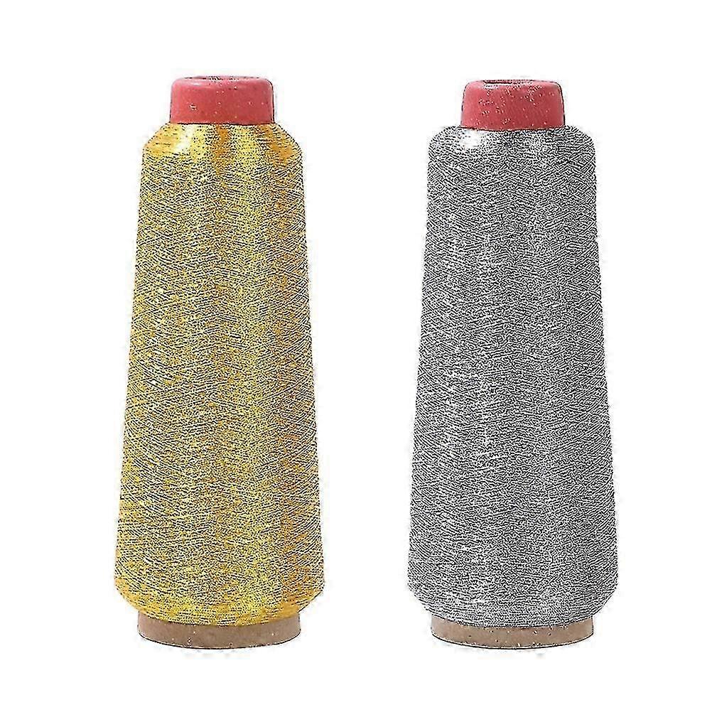 2 Rolls Woven Floss Polyester Thread Sewing Machines Computer Embroidery Thread Thread Computer Embroidery