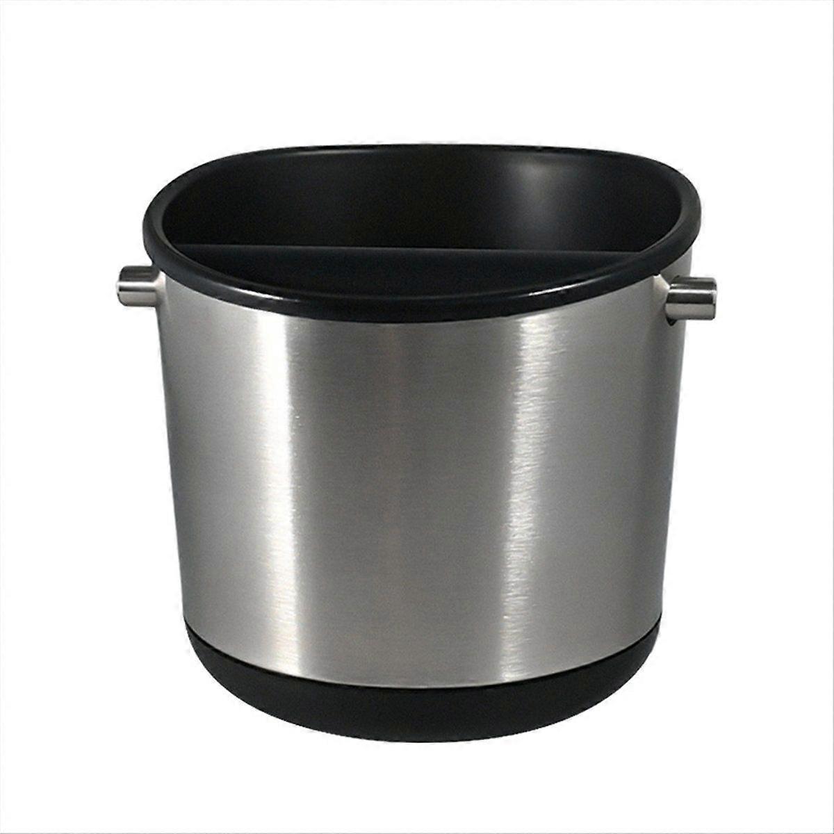 For Espresso Knock Box Detachable Knock Bar Espresso Dump Bin Coffee Ground Bin for Cafe Home Bars