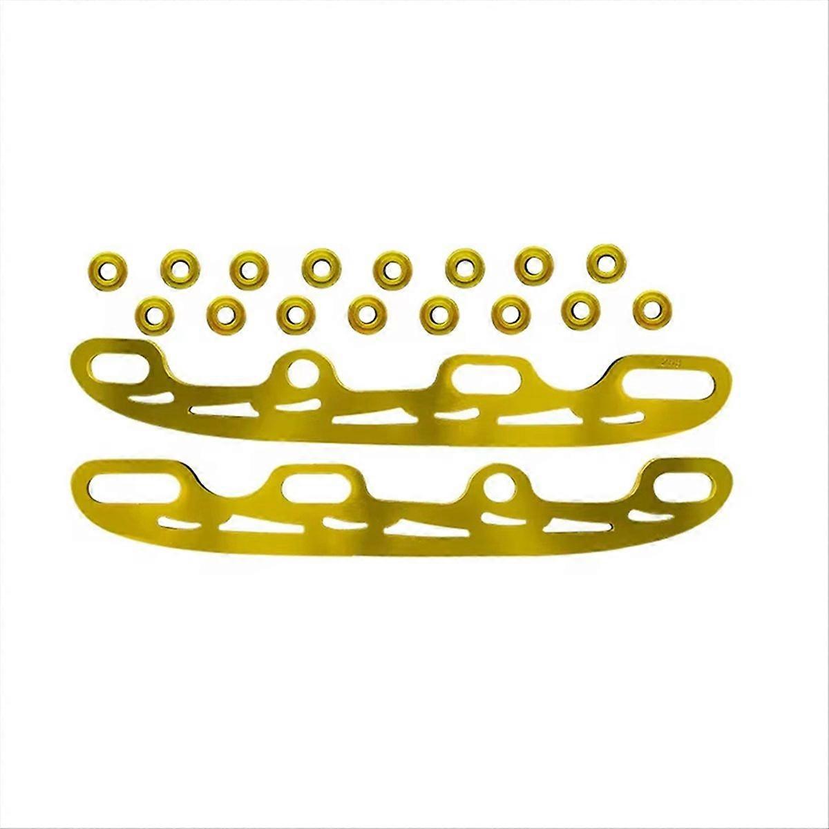 - 加强型溜冰场运动工具冰刀小号金色