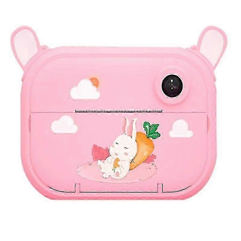 Cartoon Portable Kids Mini Digital Camera Automatically Print Photo 2.4inch High Definition Screen C