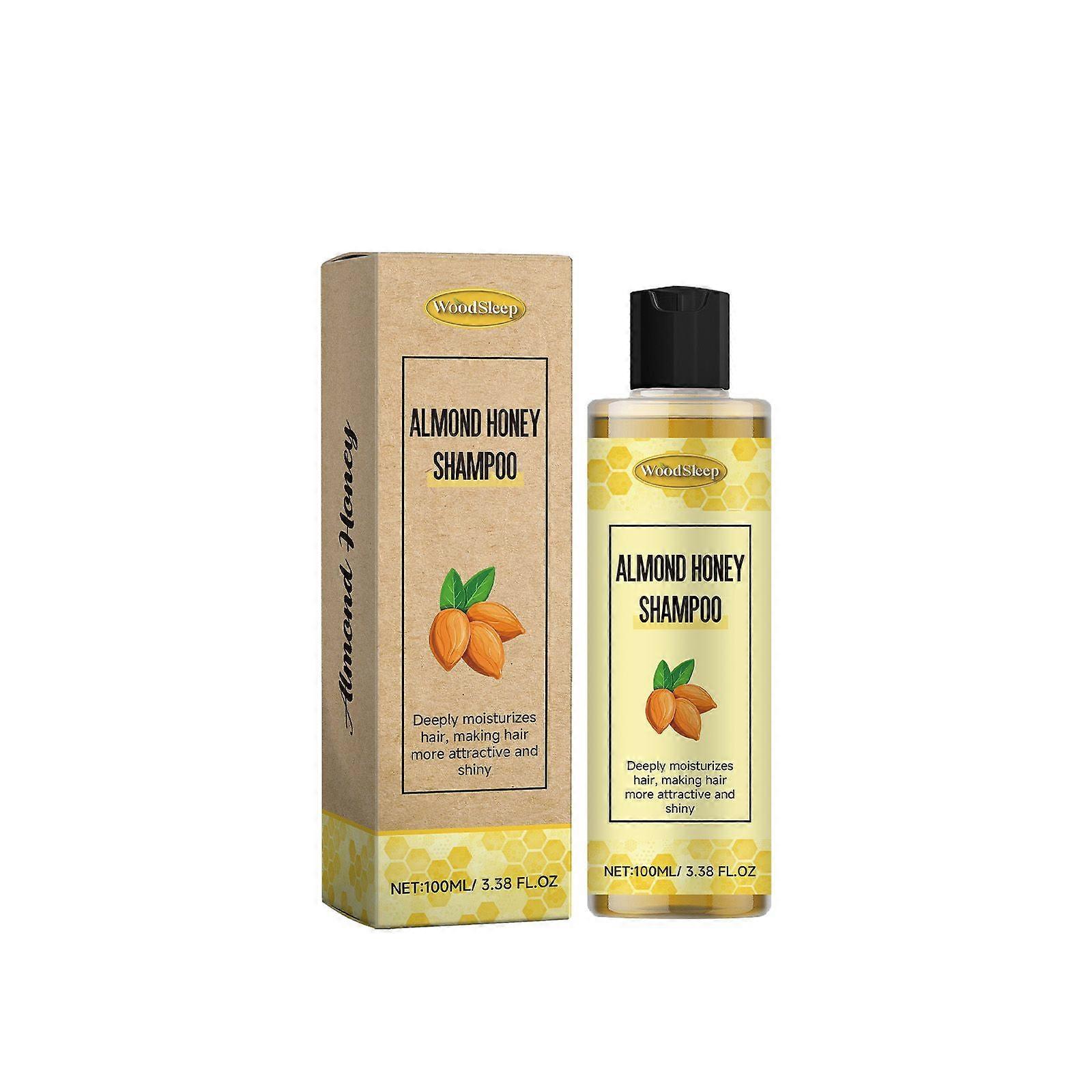Woodsleep Almond Honey Shampoo Nourishes And Cares For Your Hair, Making It Soft, Lustrous And Plump