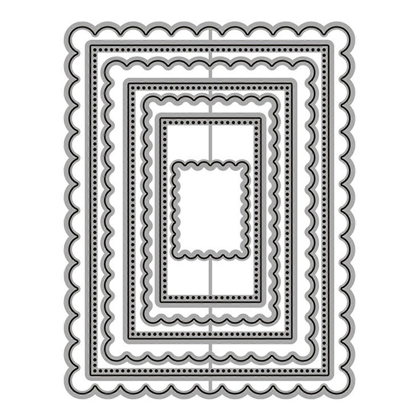 Metal Cutting Dies Frames Die Cuts Stencil Embossing Template For DIY Crafts