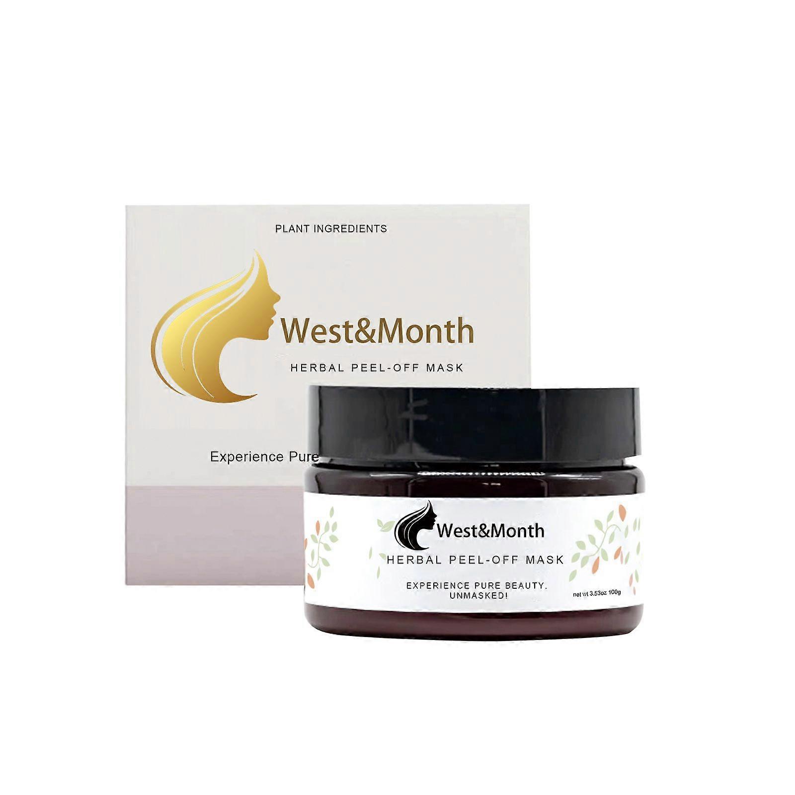 West Month Exfoliating Mask Moisturizing, Brightening And Blackhead Removal Application-Based Mask