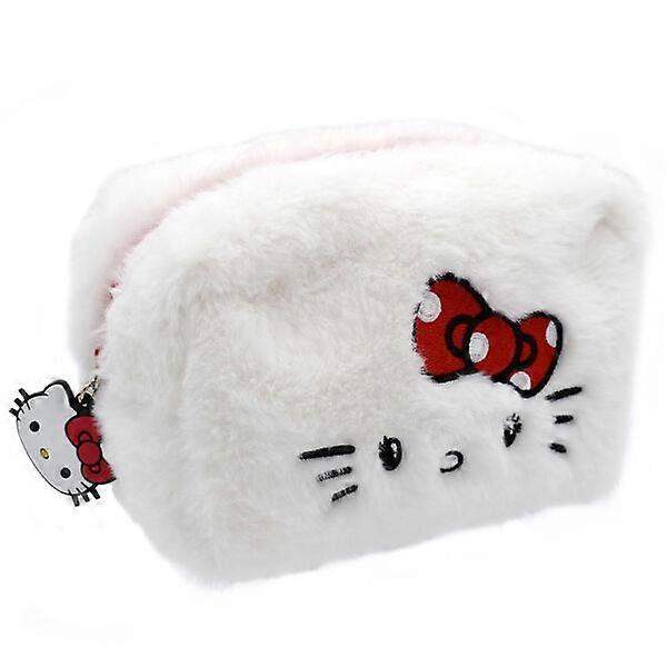 Hello Kitty plush vanity case for makeup and accessories