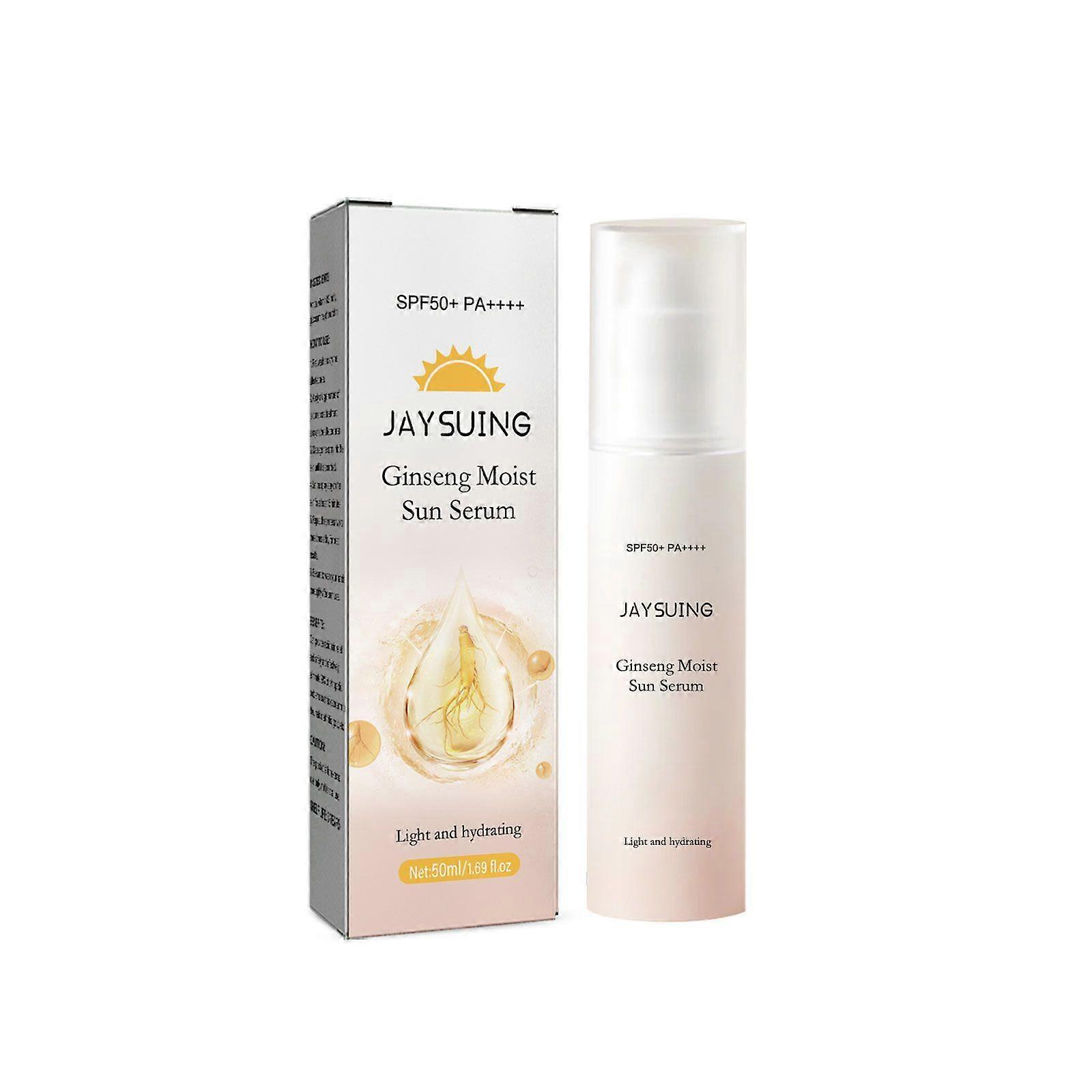 Ginseng Moisturizing And Protective Essence, Natural Makeup-Like Moisturizing And Refreshing Anti-Uv Essence