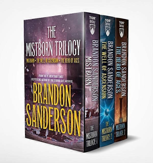 The Mistborn Trilogy by Brandon Sanderson Paperback Book