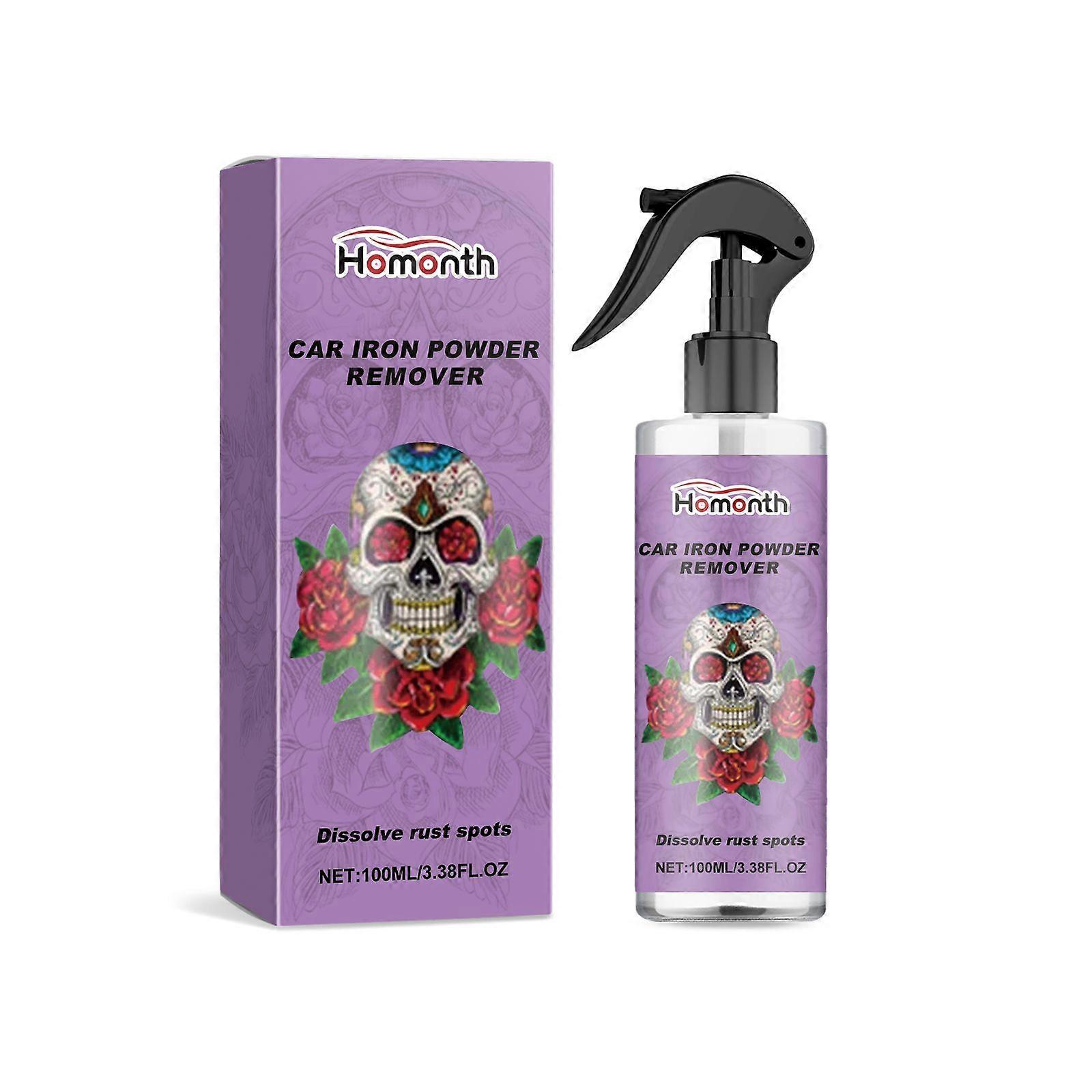 Homonth Multi-Purpose Wheel Rust Spray, Car Wheel Hub Yellow Rust Polishing Clean Stains