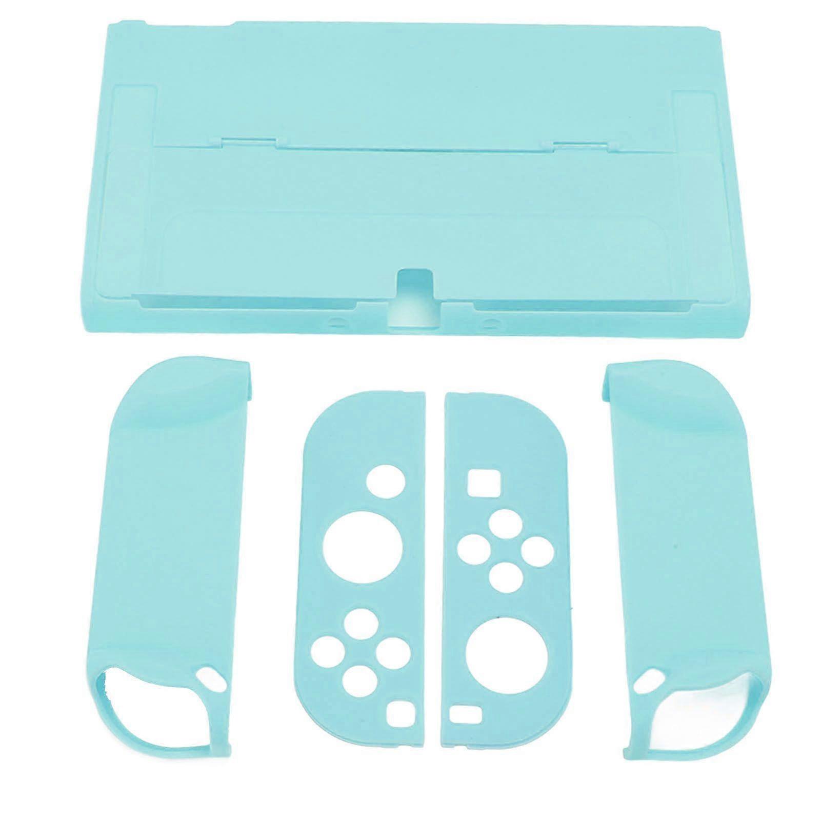 Protective Case for Switch Color Shell Full Protection Ergonomic Hand Grip Game Console Housing Cover BlueSH