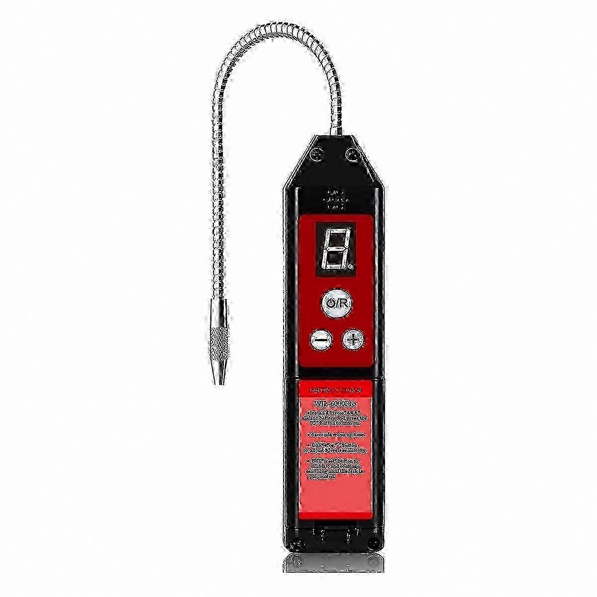 Halogen Refrigerant Leak Detector for HVAC Systems Compatible with R22 R410A R134A CFCs HCFCsRed  Black SZRH