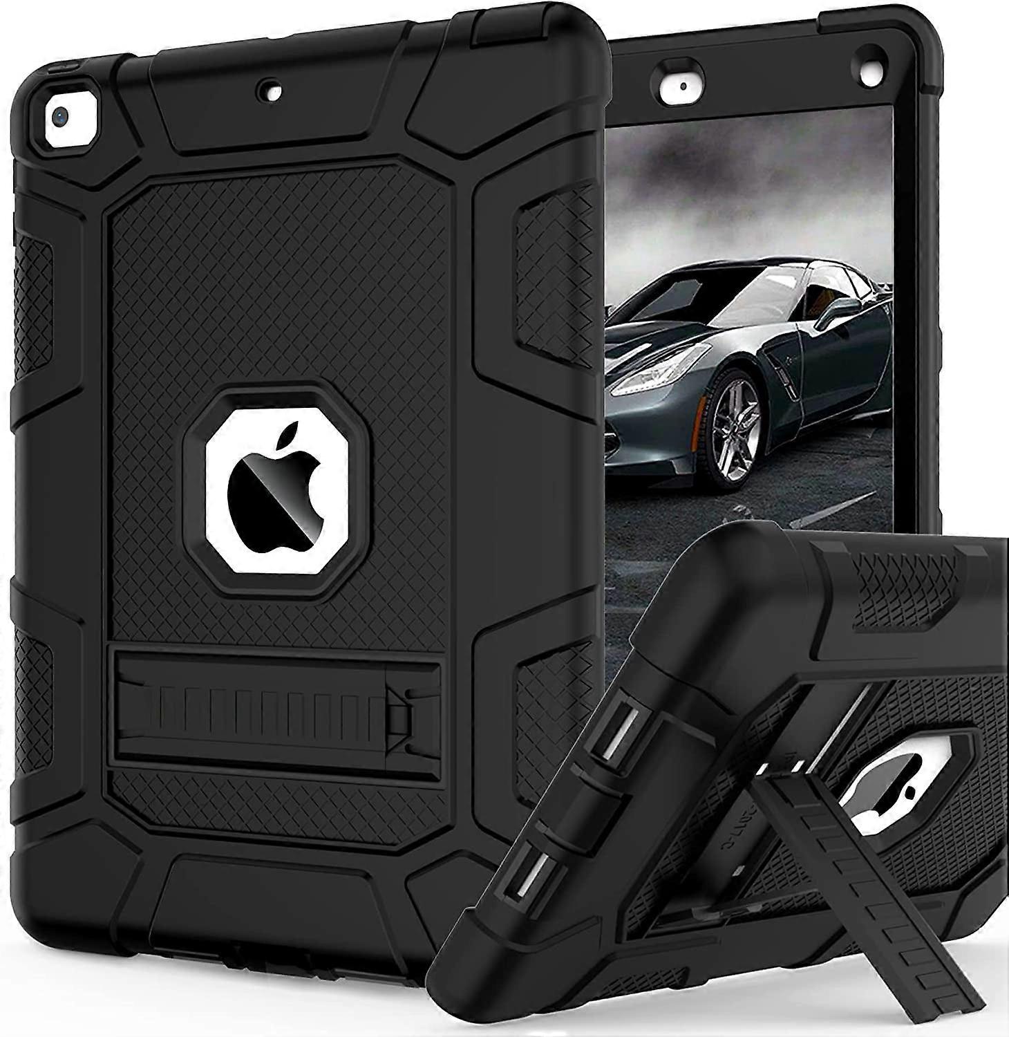 Compatible with iPad 6th Generation Cases , 5th Case , Air 2 9.7 Shockproof Rugged Drop Protection Cover Built with Kickstand