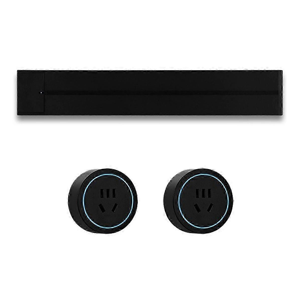 Socket Power Rail Socket Concealed Concealed Wall Kitchen Socket with EU, UK, and Korean Universal Plug Adapter