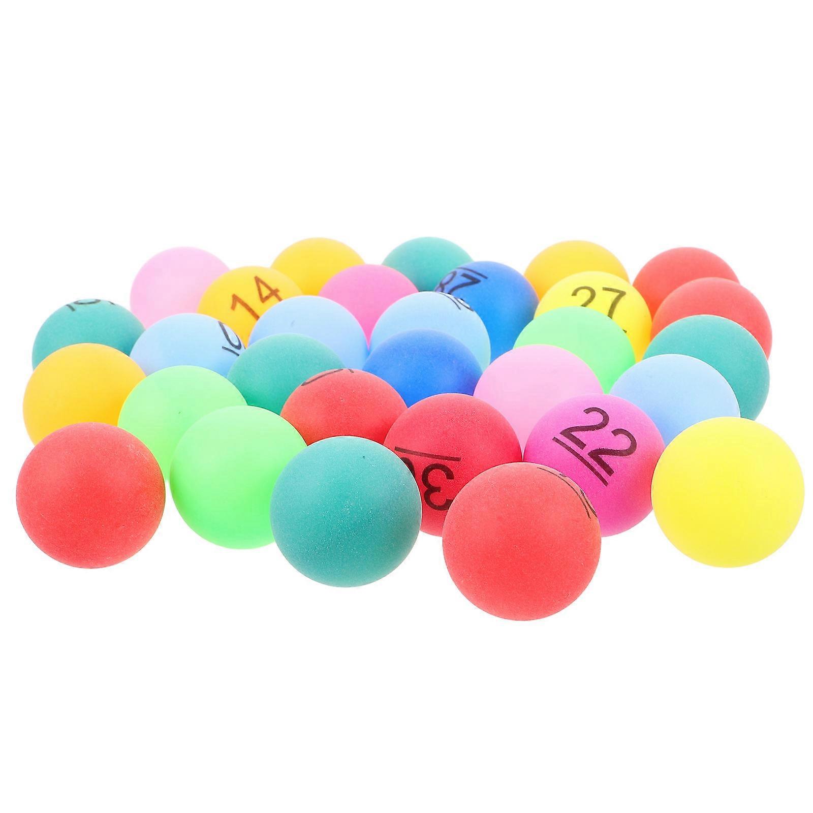 Colored Plastic Balls for Party Fun 30Pcs Numbered Hollow Balls
